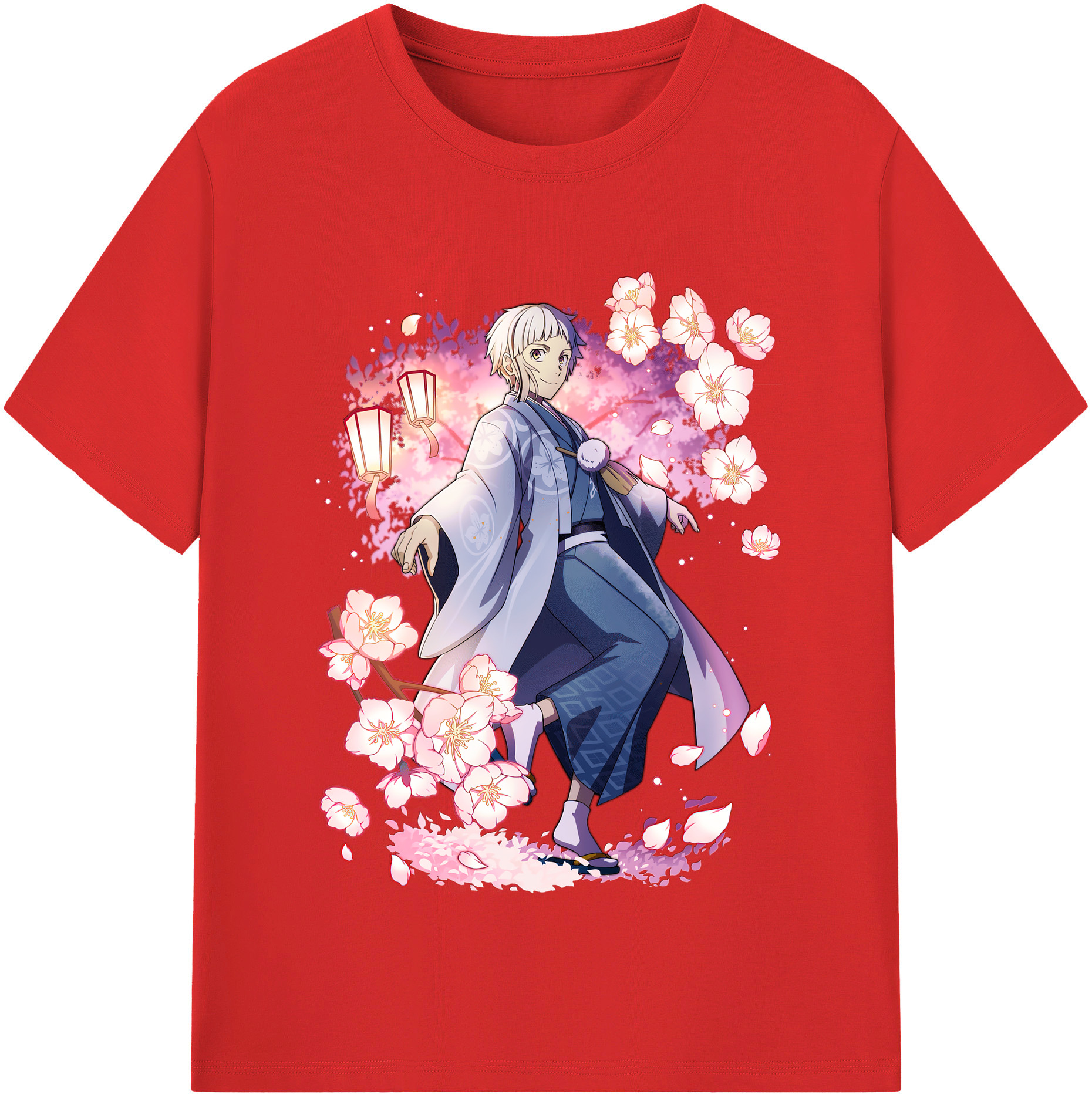 （画像用） 文豪ストレイドッグス Bungo Stray Dogs 綿100％半袖Tシャツ（フロントプリント）