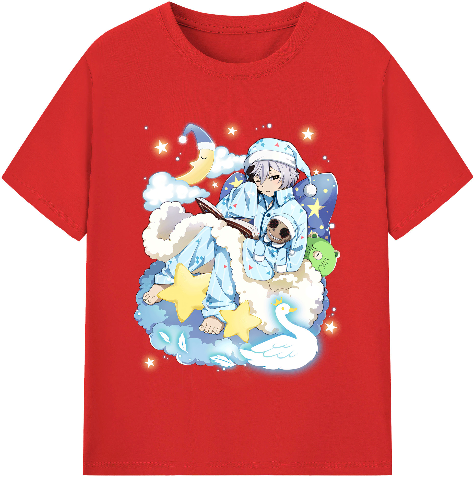 （画像用） 文豪ストレイドッグス Bungo Stray Dogs 綿100％半袖Tシャツ（フロントプリント）
