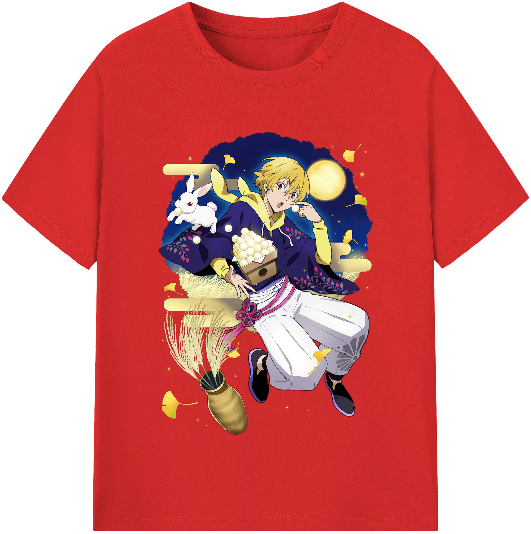 （画像用） 文豪ストレイドッグス Bungo Stray Dogs 綿100％半袖Tシャツ（フロントプリント）