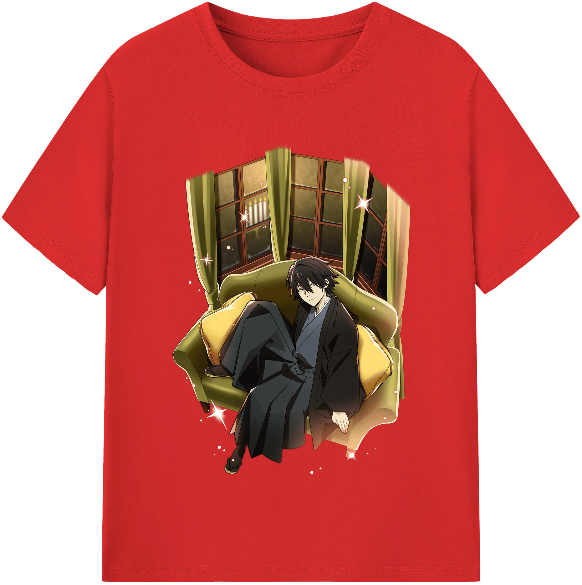 （画像用） 文豪ストレイドッグス Bungo Stray Dogs 綿100％半袖Tシャツ（フロントプリント）