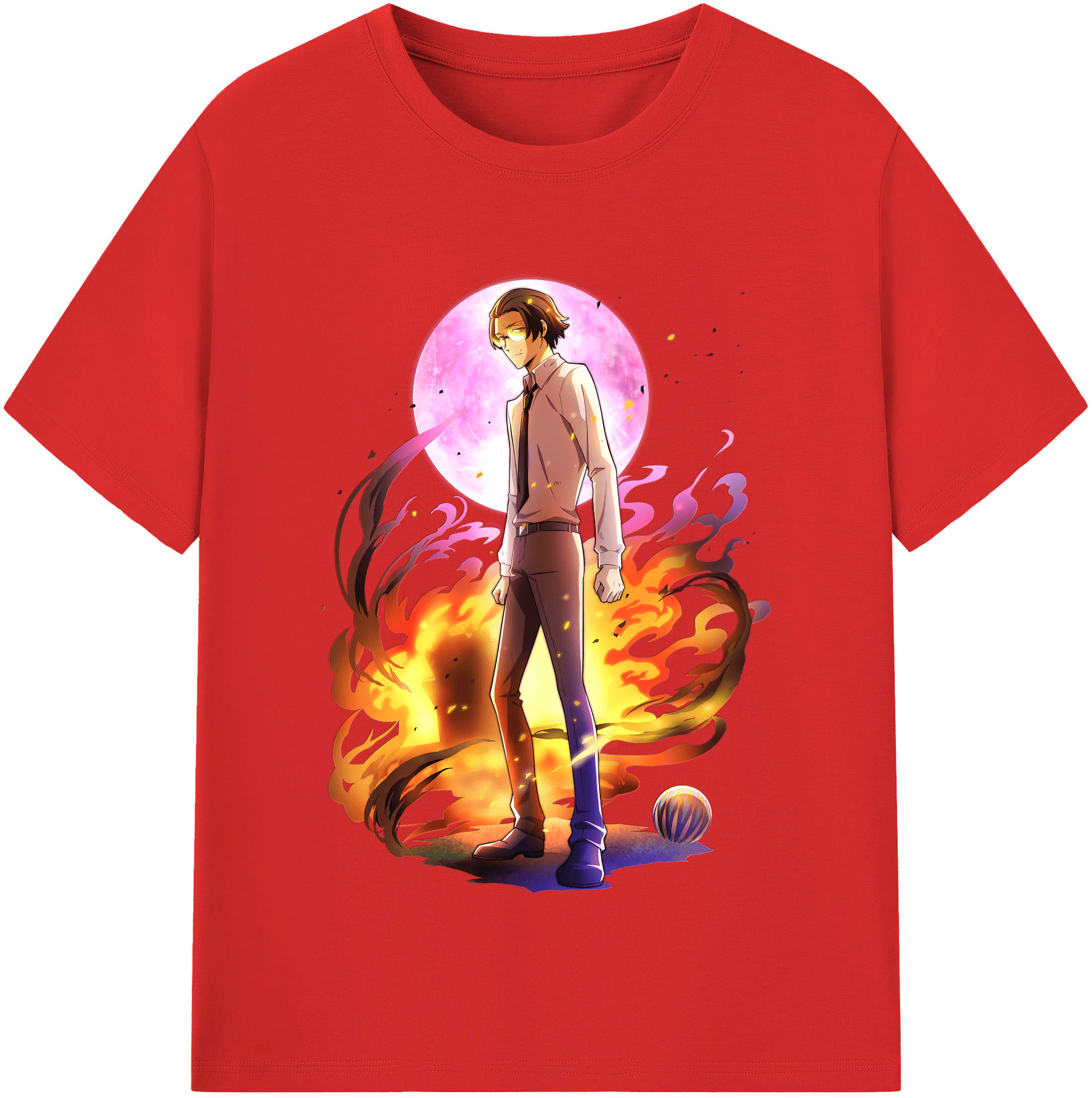 （画像用） 文豪ストレイドッグス Bungo Stray Dogs 綿100％半袖Tシャツ（フロントプリント）