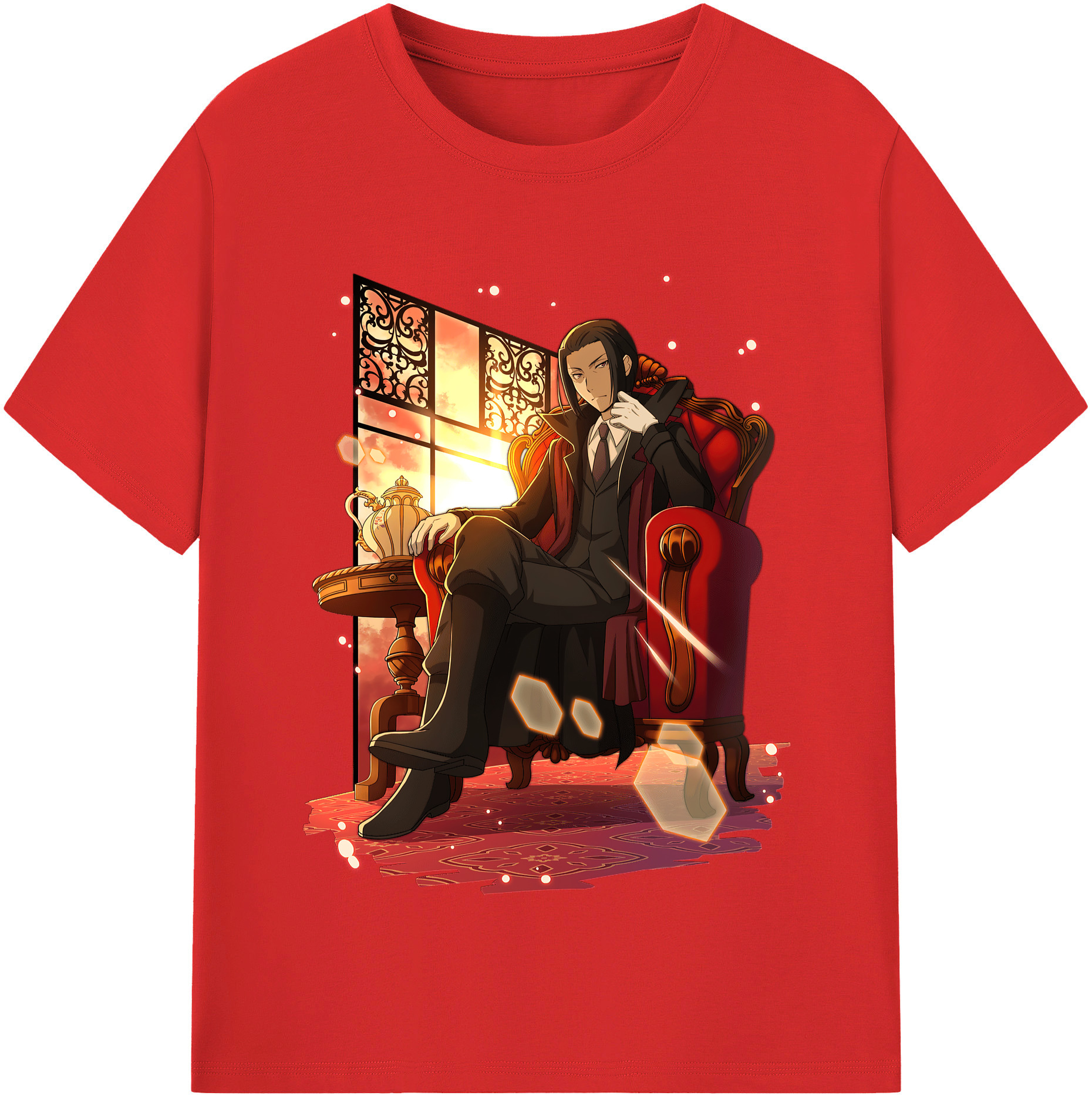 （画像用） 文豪ストレイドッグス Bungo Stray Dogs 綿100％半袖Tシャツ（フロントプリント）