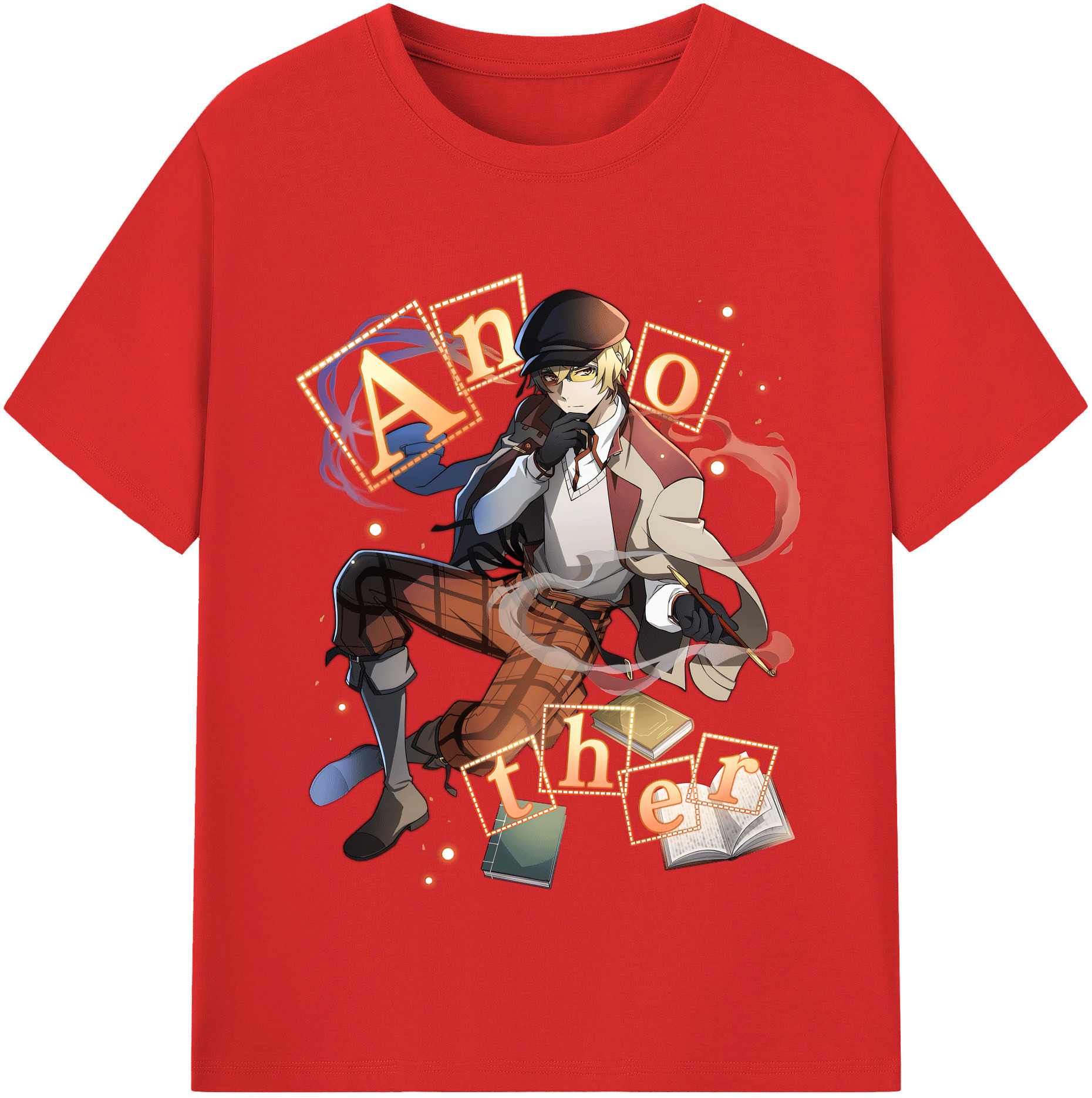 （画像用） 文豪ストレイドッグス Bungo Stray Dogs 綿100％半袖Tシャツ（フロントプリント）