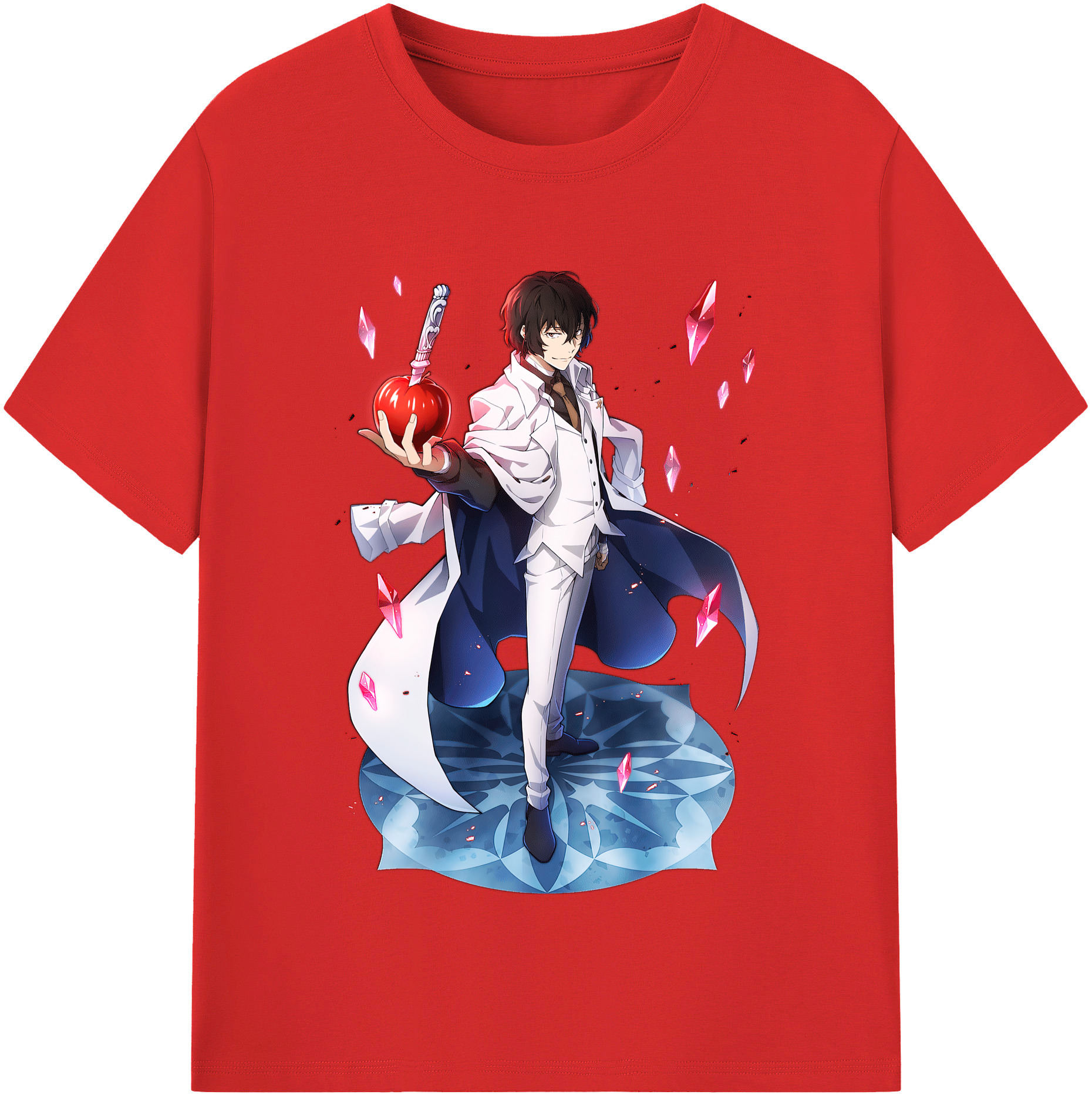 （画像用） 文豪ストレイドッグス Bungo Stray Dogs 綿100％半袖Tシャツ（フロントプリント）