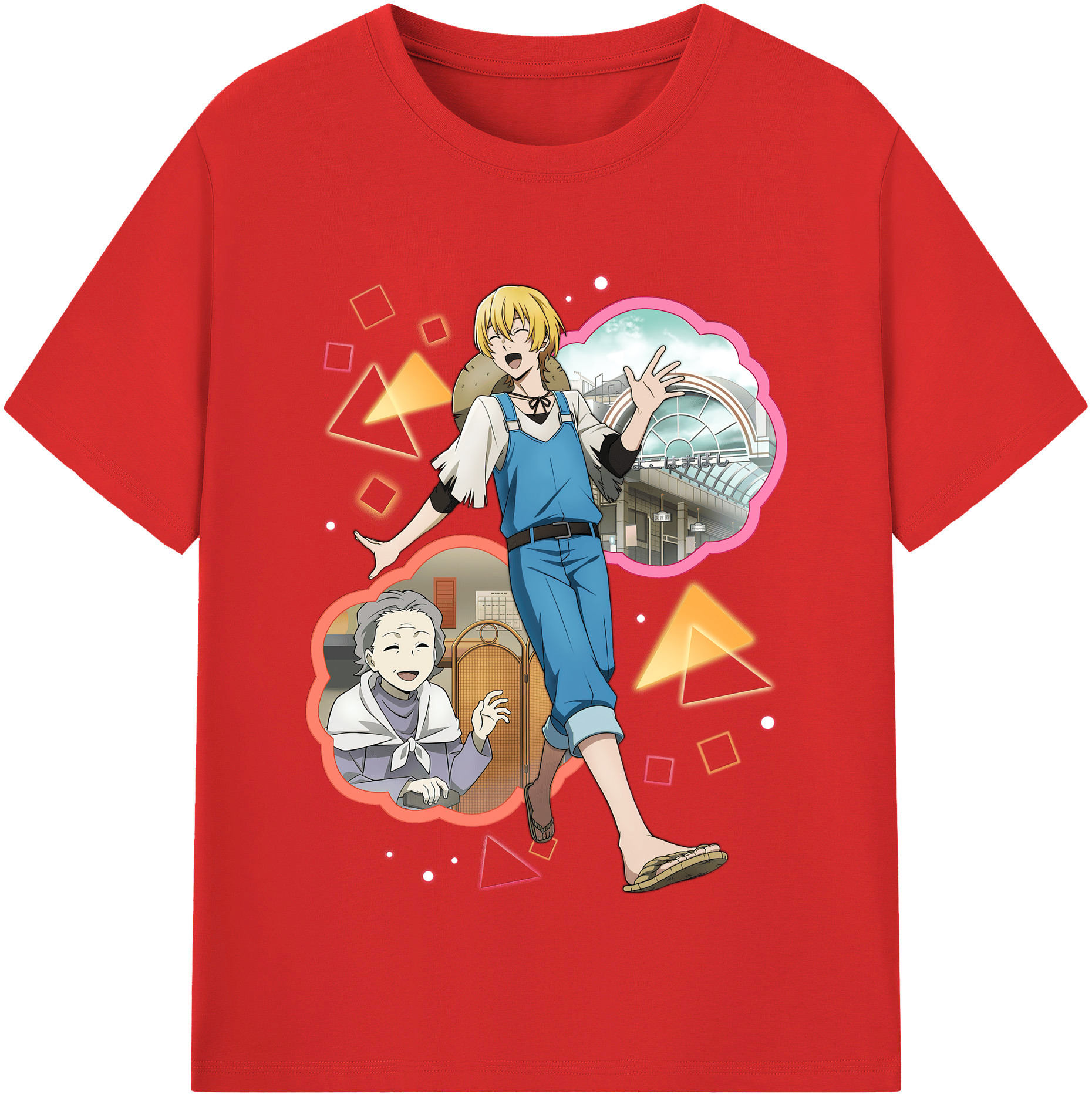 （画像用） 文豪ストレイドッグス Bungo Stray Dogs 綿100％半袖Tシャツ（フロントプリント）