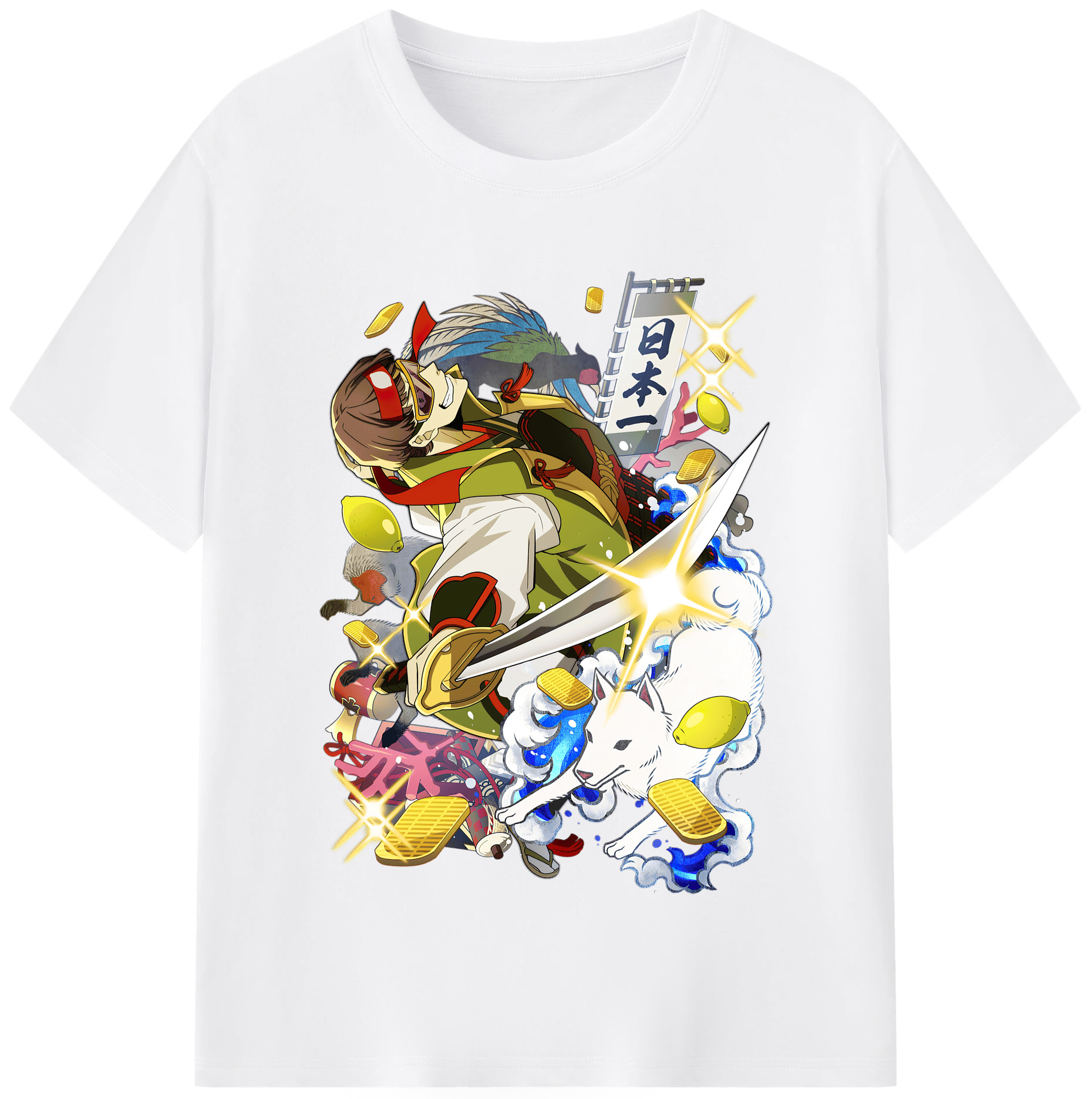 （画像用） 文豪ストレイドッグス Bungo Stray Dogs 綿100％半袖Tシャツ（フロントプリント）