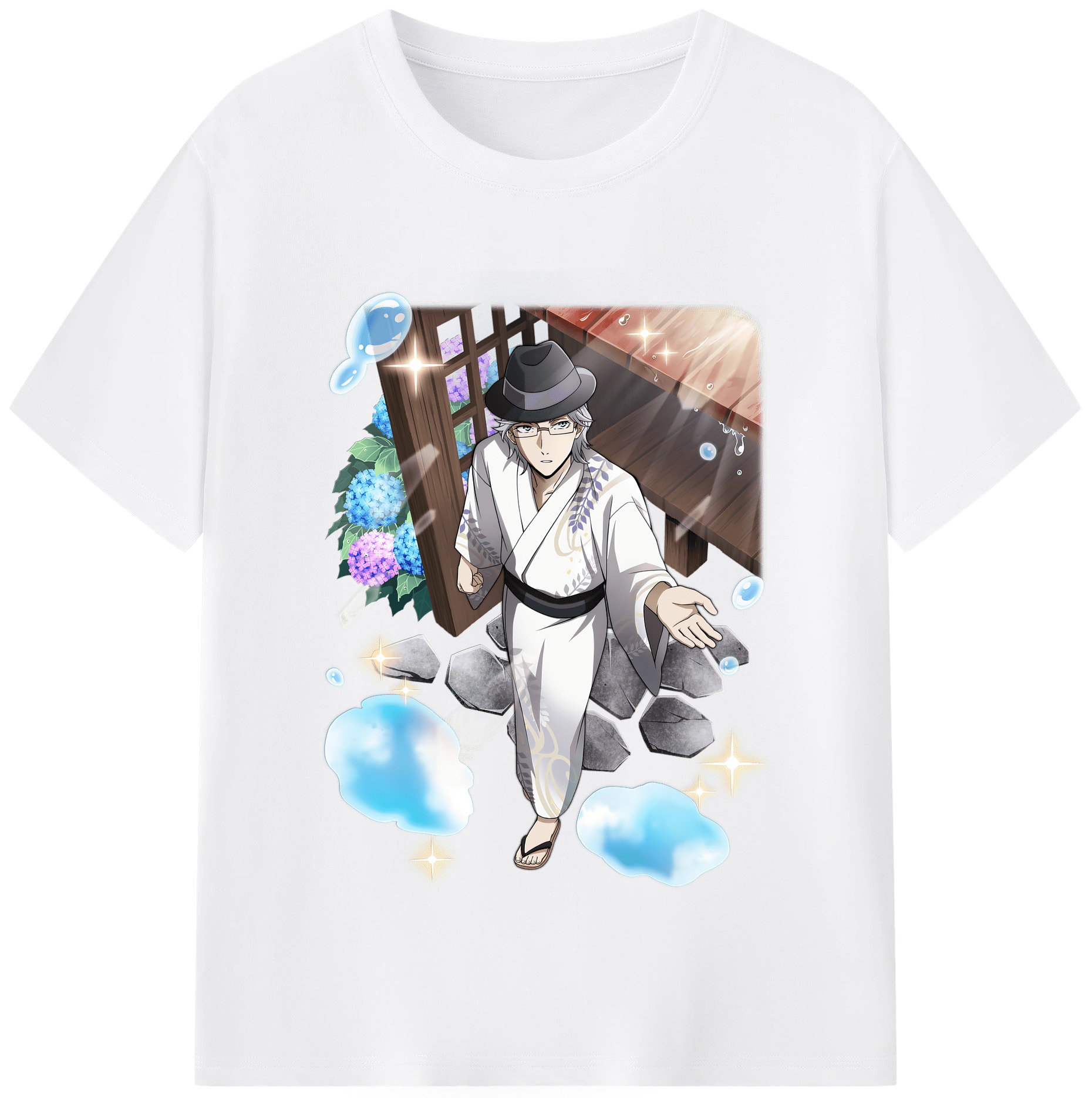 （画像用） 文豪ストレイドッグス Bungo Stray Dogs 綿100％半袖Tシャツ（フロントプリント）