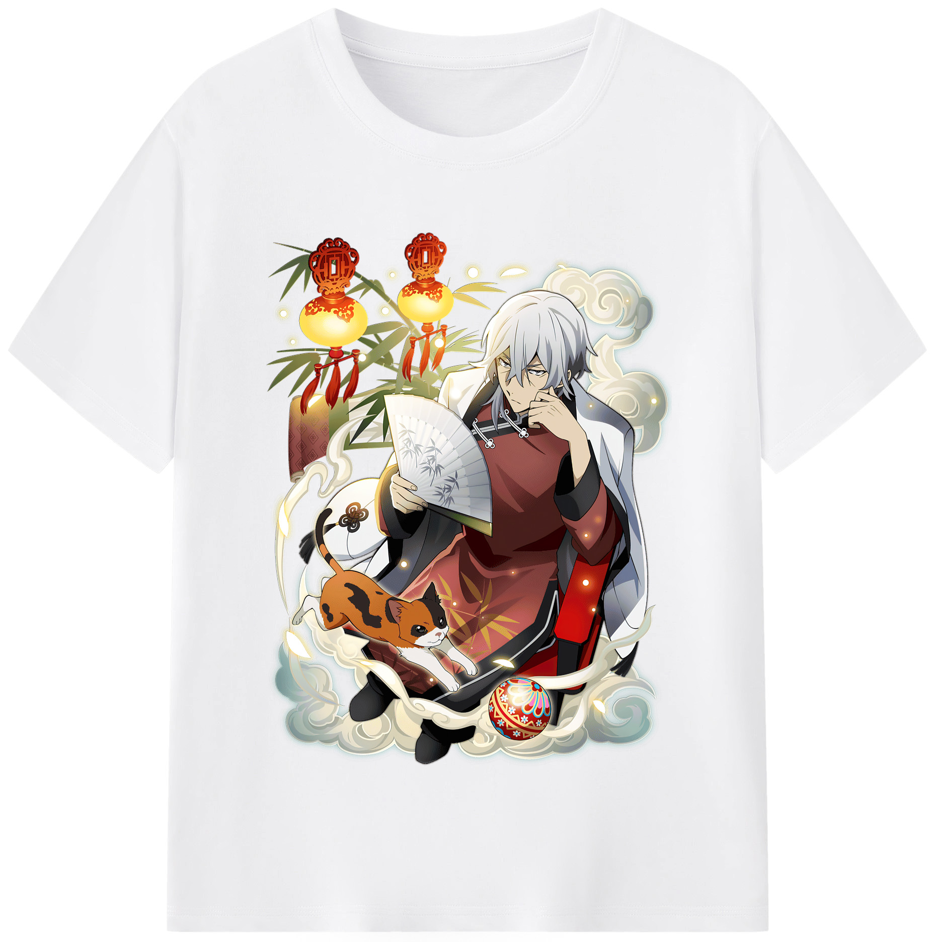 （画像用） 文豪ストレイドッグス Bungo Stray Dogs 綿100％半袖Tシャツ（フロントプリント）