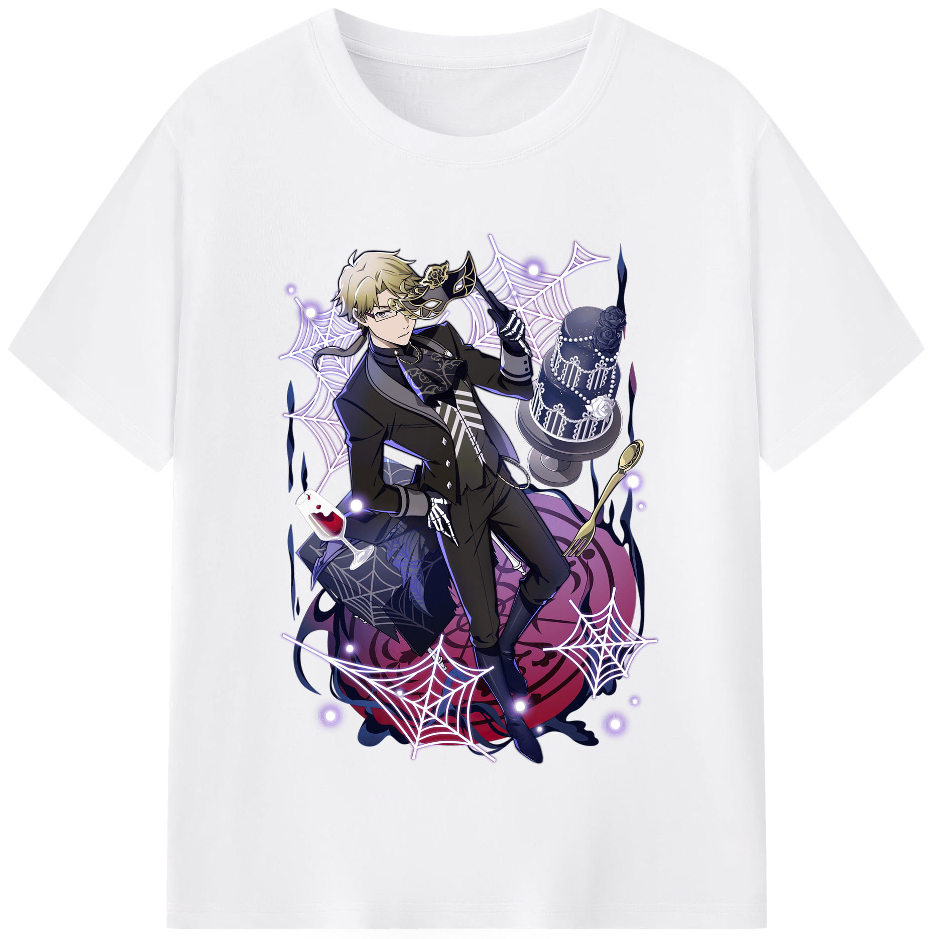 （画像用） 文豪ストレイドッグス Bungo Stray Dogs 綿100％半袖Tシャツ（フロントプリント）