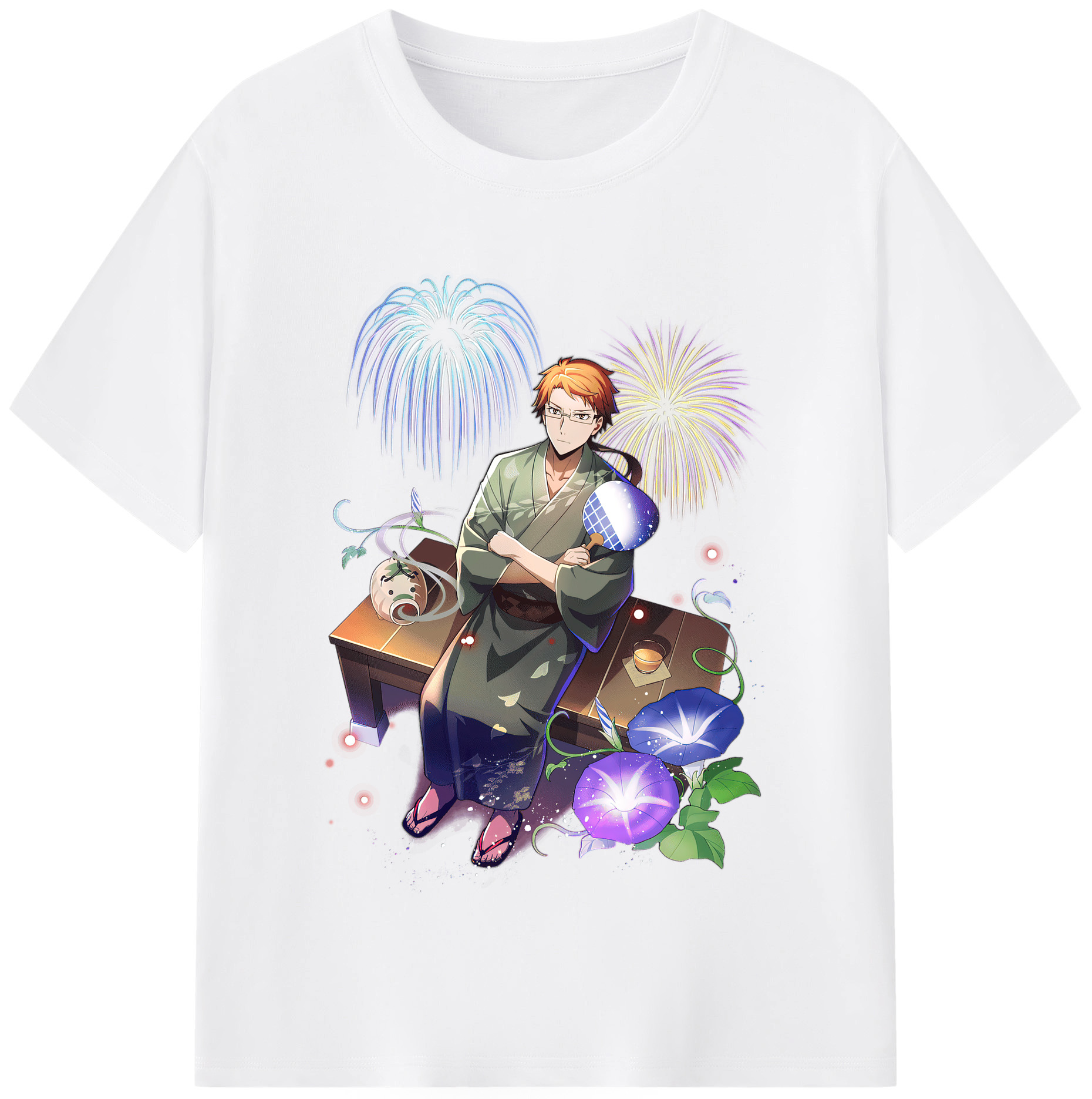 （画像用） 文豪ストレイドッグス Bungo Stray Dogs 綿100％半袖Tシャツ（フロントプリント）