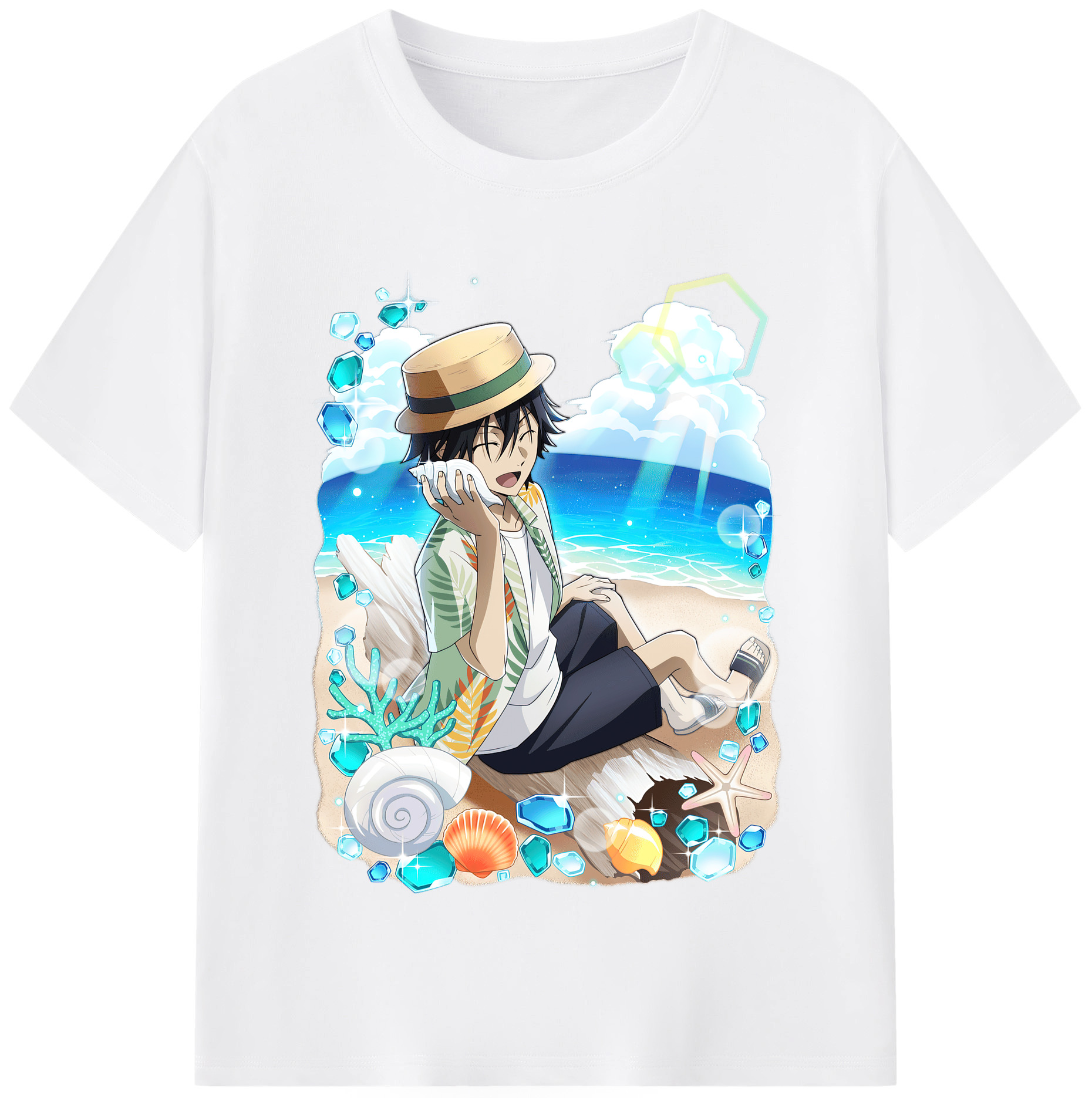 （画像用） 文豪ストレイドッグス Bungo Stray Dogs 綿100％半袖Tシャツ（フロントプリント）