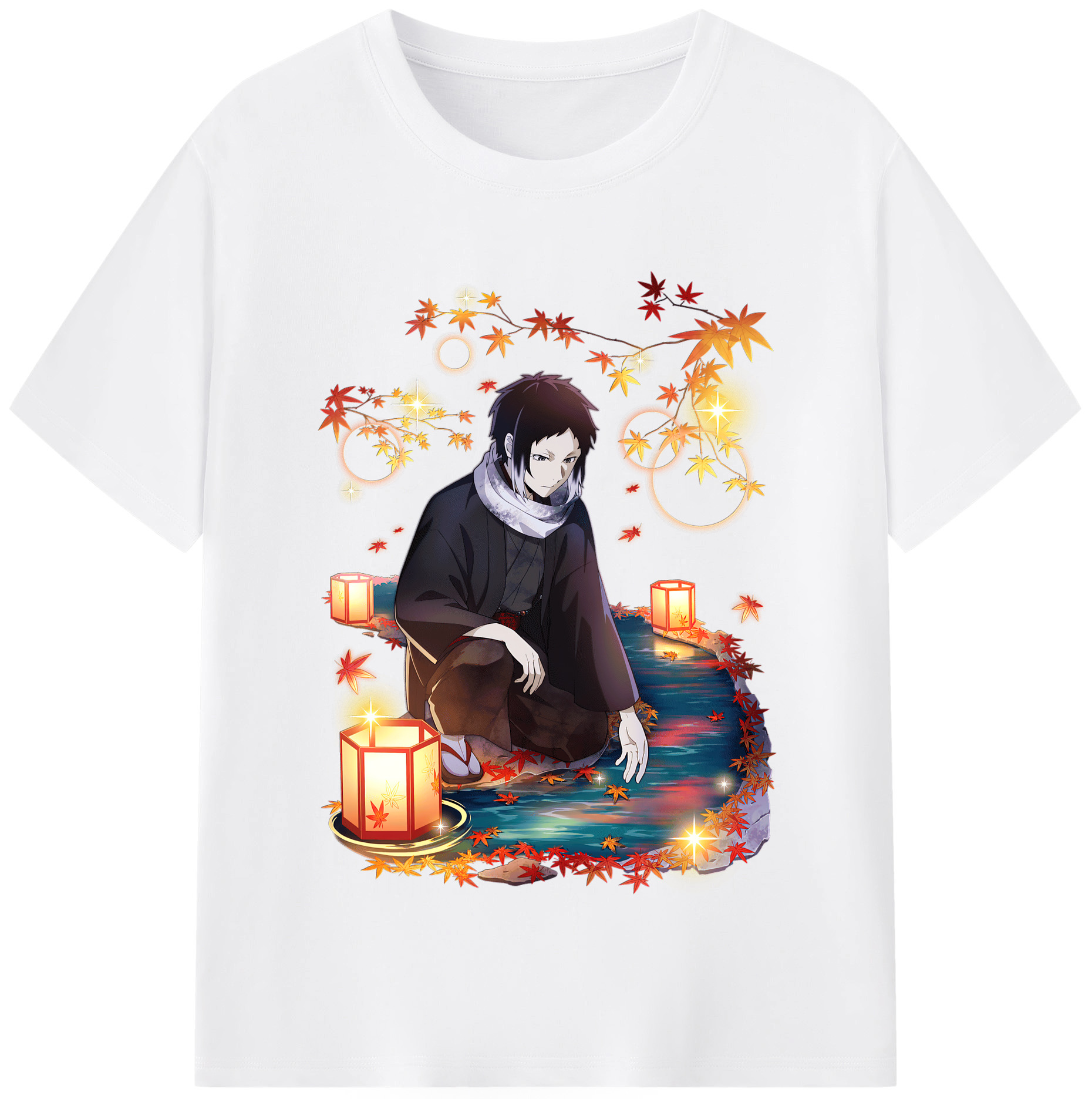 （画像用） 文豪ストレイドッグス Bungo Stray Dogs 綿100％半袖Tシャツ（フロントプリント）