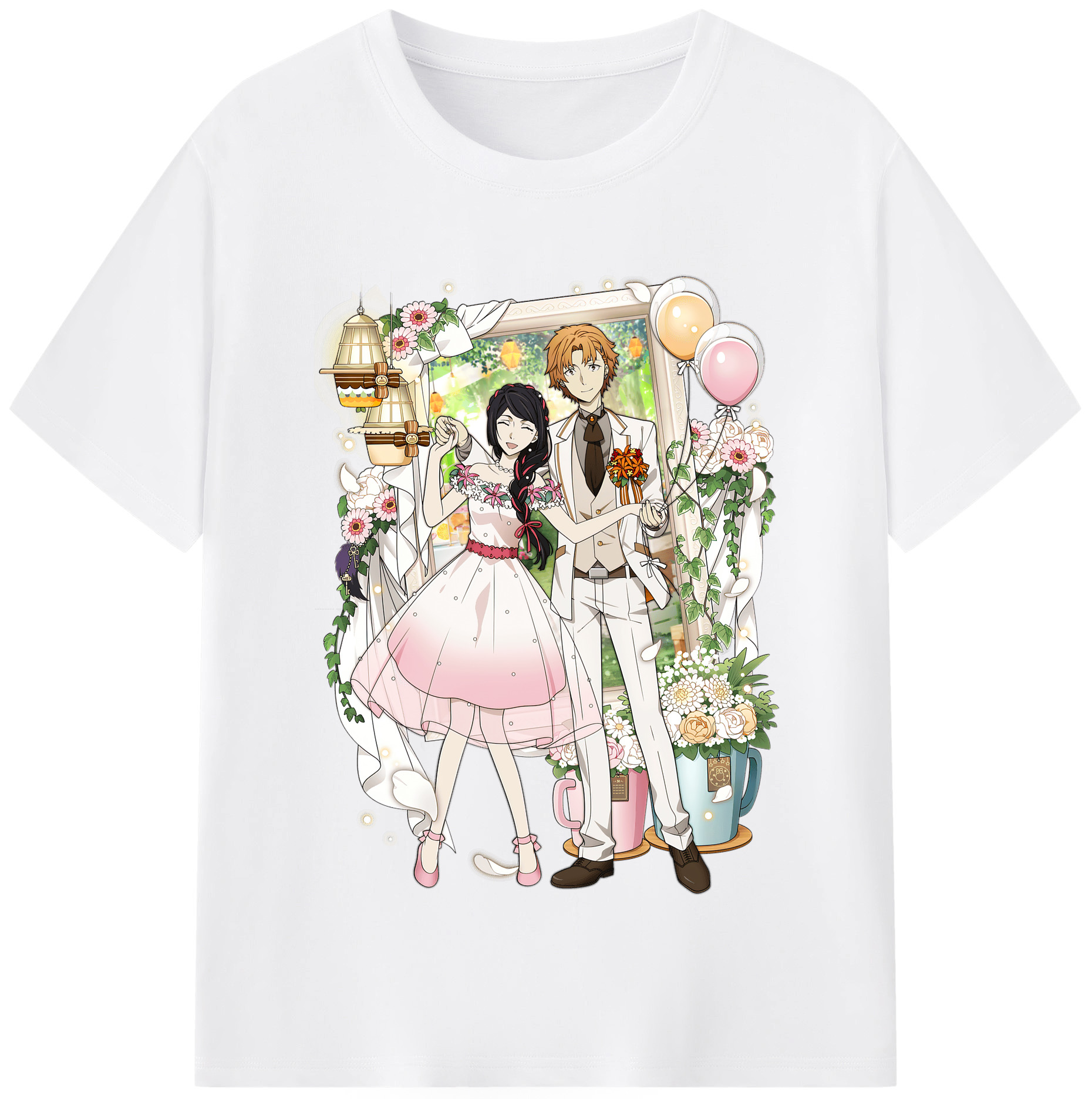 （画像用） 文豪ストレイドッグス Bungo Stray Dogs 綿100％半袖Tシャツ（フロントプリント）