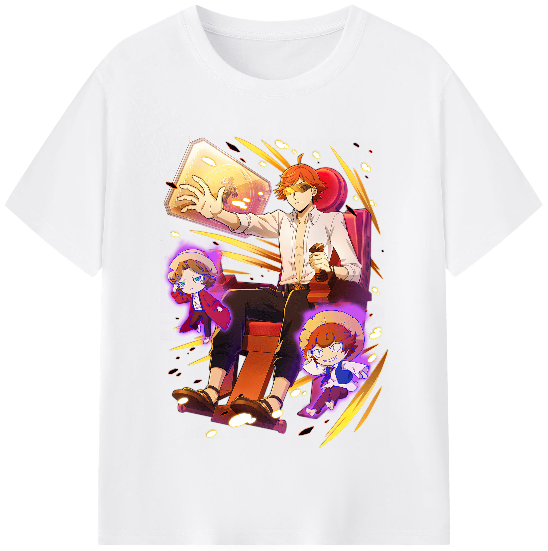 （画像用） 文豪ストレイドッグス Bungo Stray Dogs 綿100％半袖Tシャツ（フロントプリント）