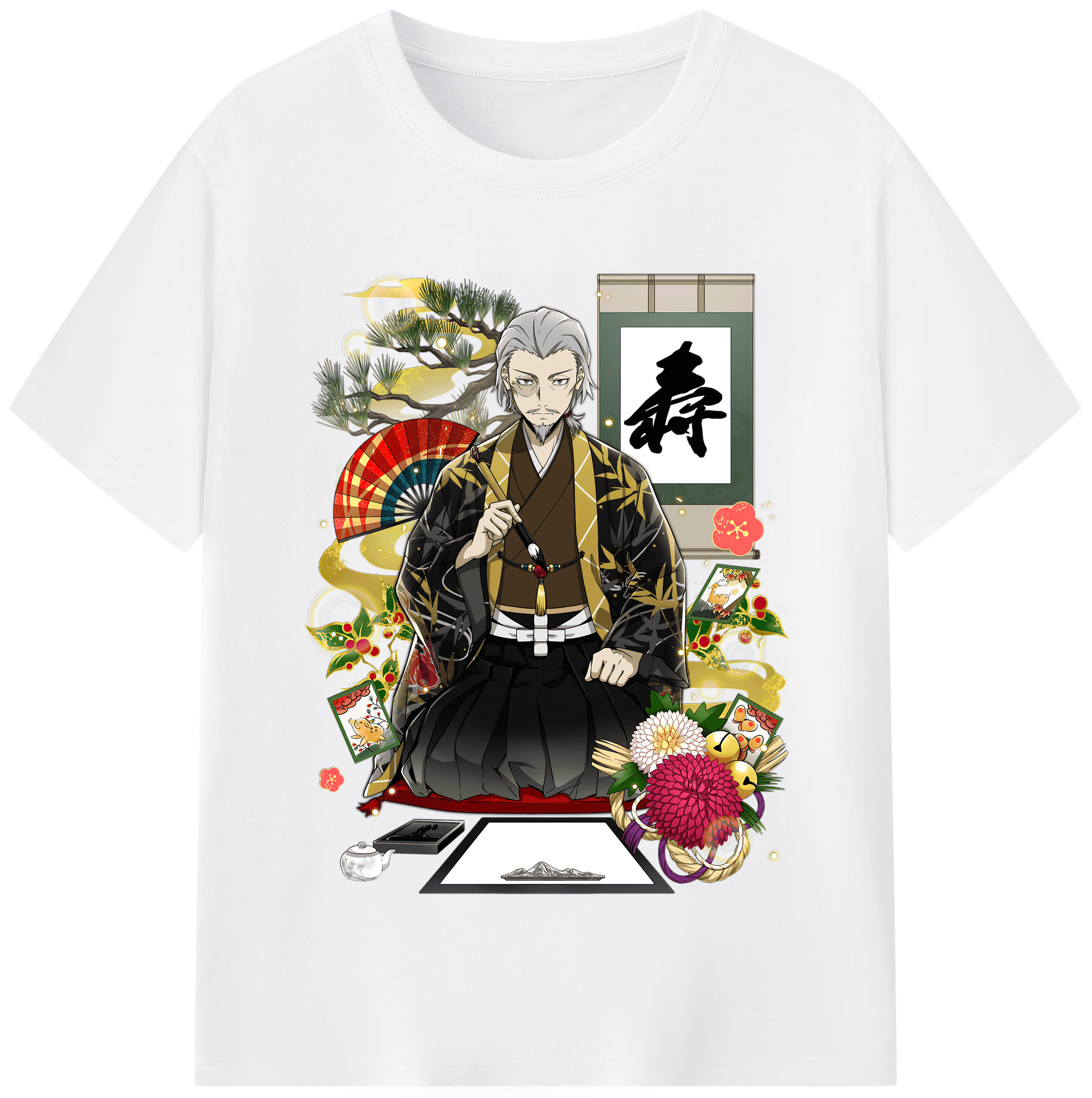 （画像用） 文豪ストレイドッグス Bungo Stray Dogs 綿100％半袖Tシャツ（フロントプリント）