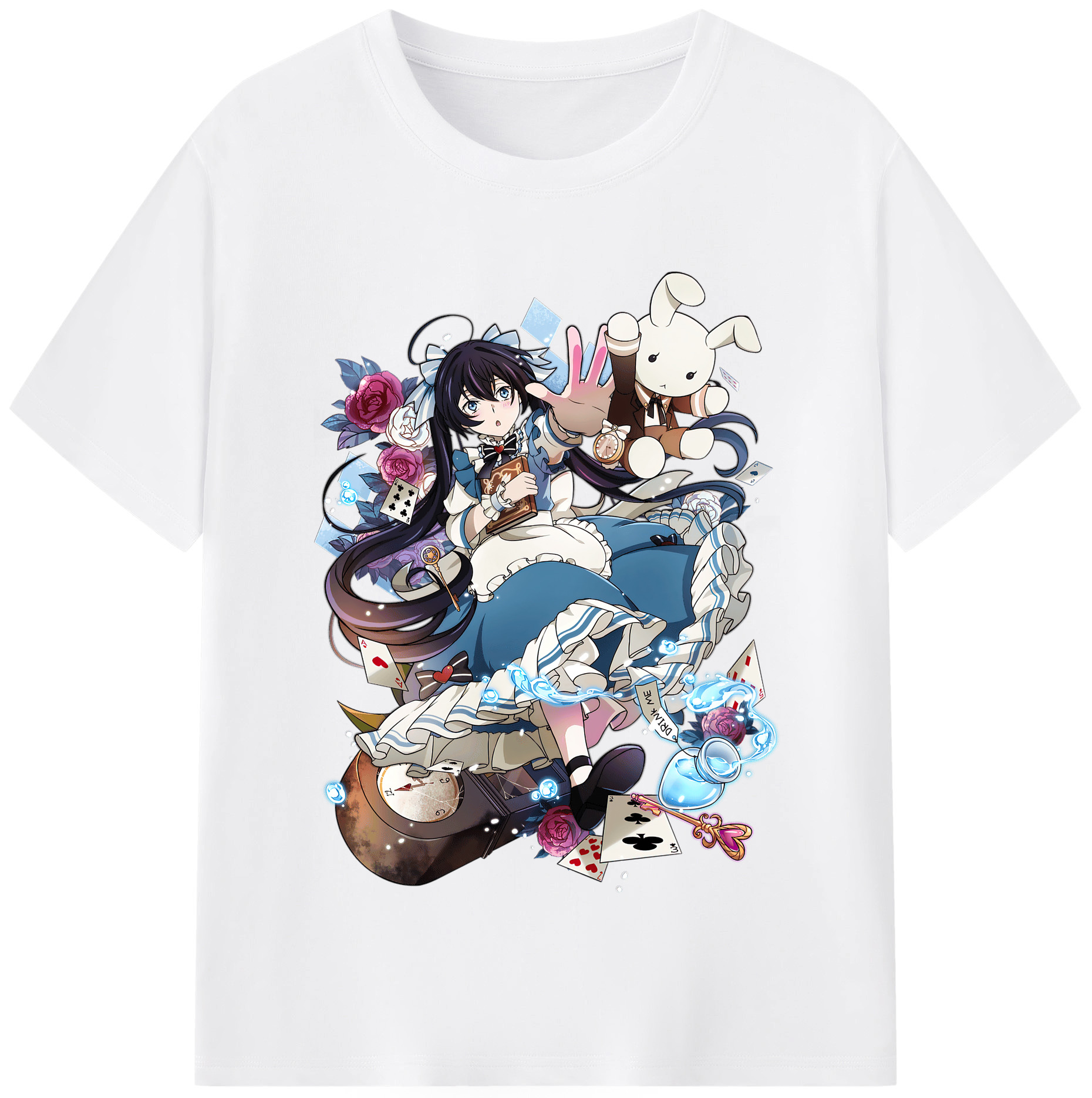 （画像用） 文豪ストレイドッグス Bungo Stray Dogs 綿100％半袖Tシャツ（フロントプリント）