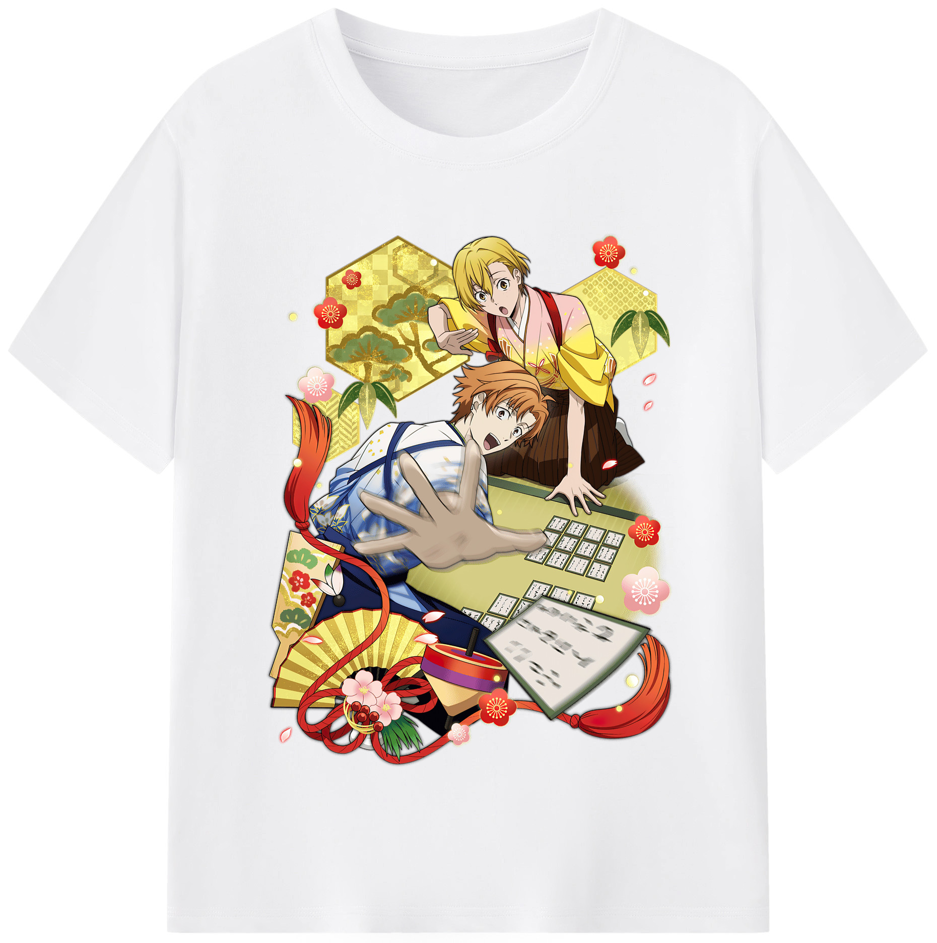 （画像用） 文豪ストレイドッグス Bungo Stray Dogs 綿100％半袖Tシャツ（フロントプリント）