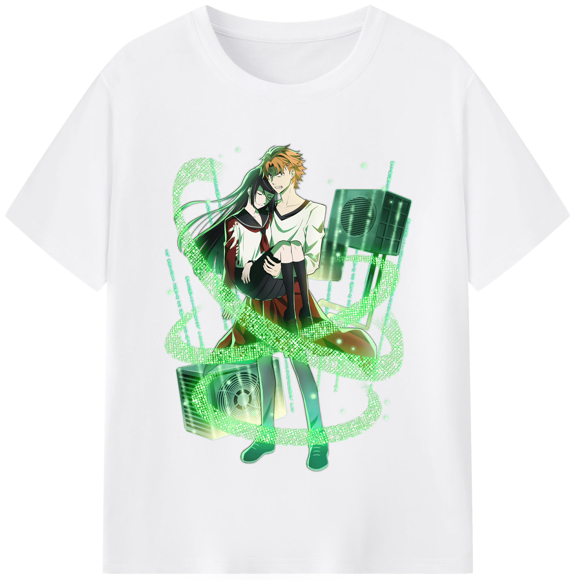 （画像用） 文豪ストレイドッグス Bungo Stray Dogs 綿100％半袖Tシャツ（フロントプリント）