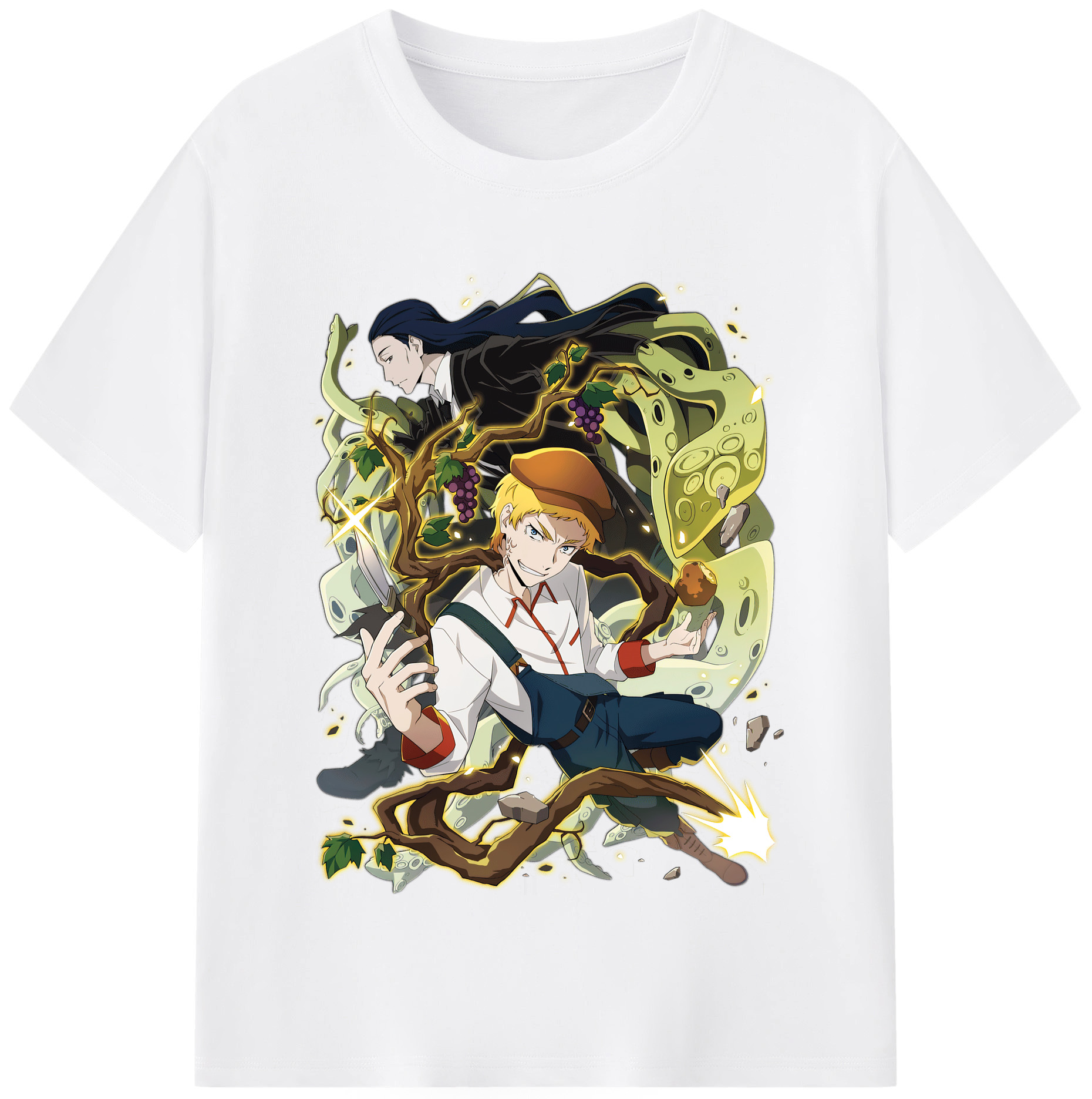 （画像用） 文豪ストレイドッグス Bungo Stray Dogs 綿100％半袖Tシャツ（フロントプリント）