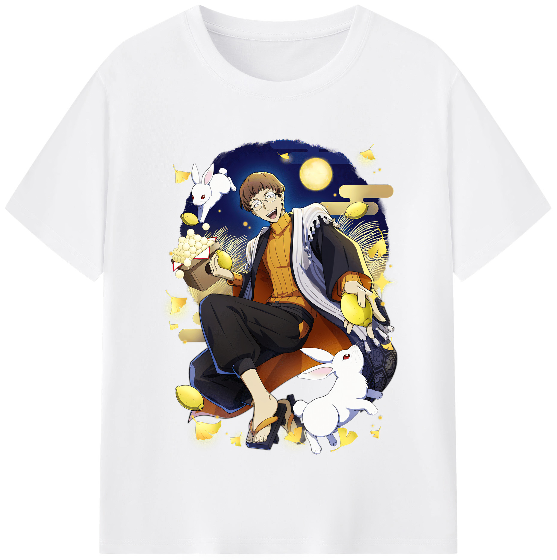（画像用） 文豪ストレイドッグス Bungo Stray Dogs 綿100％半袖Tシャツ（フロントプリント）