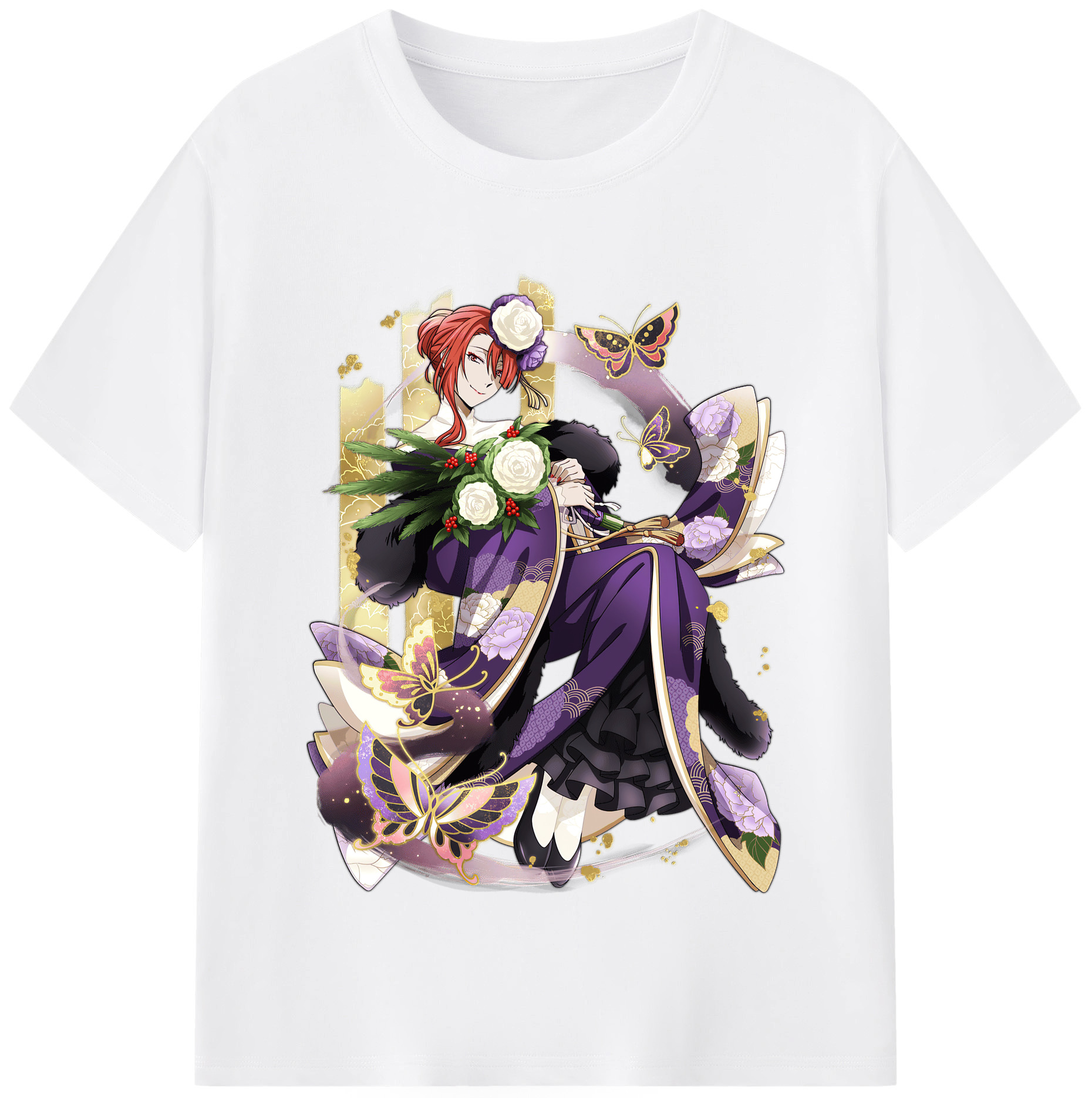 （画像用） 文豪ストレイドッグス Bungo Stray Dogs 綿100％半袖Tシャツ（フロントプリント）