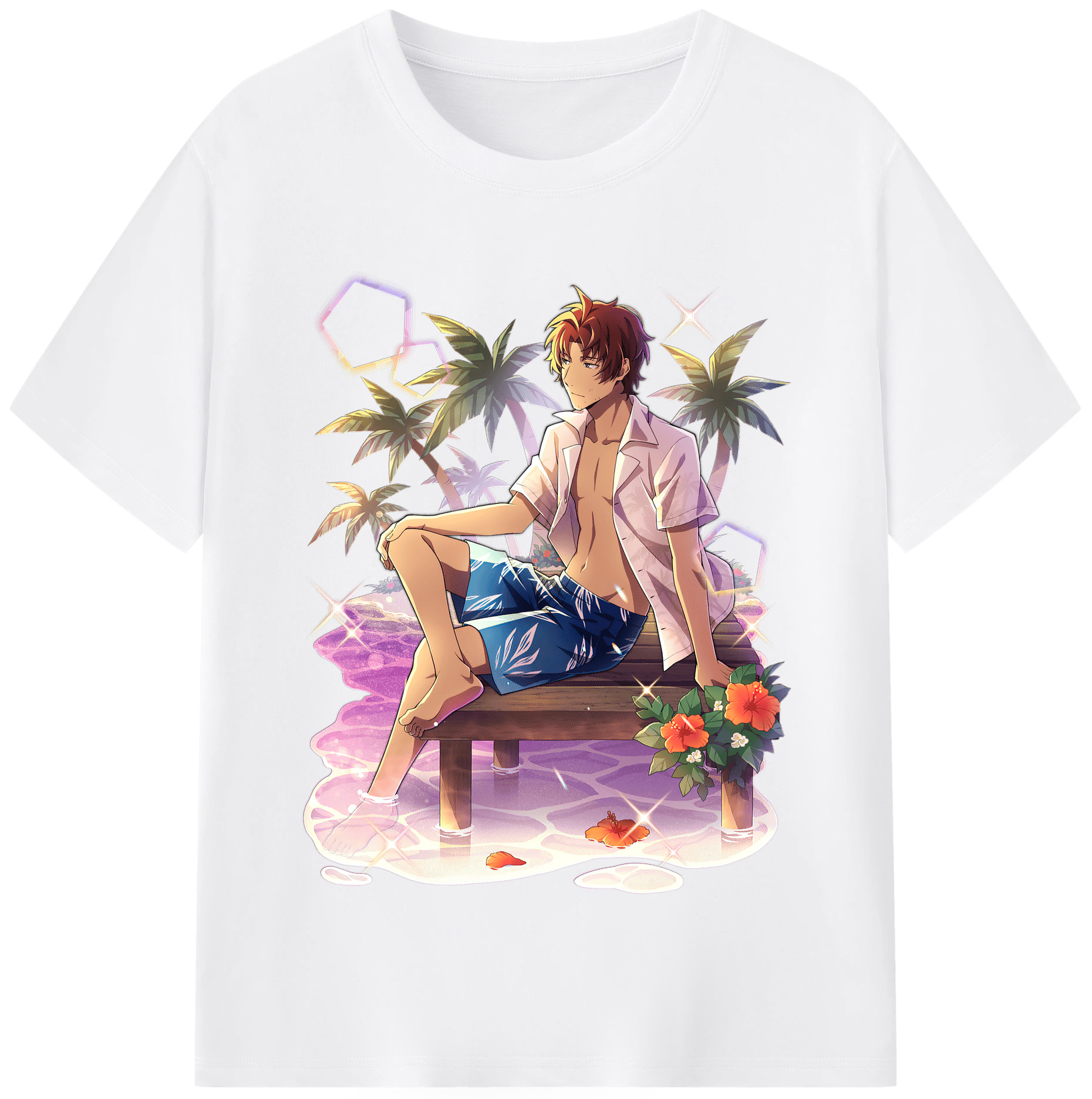 （画像用） 文豪ストレイドッグス Bungo Stray Dogs 綿100％半袖Tシャツ（フロントプリント）