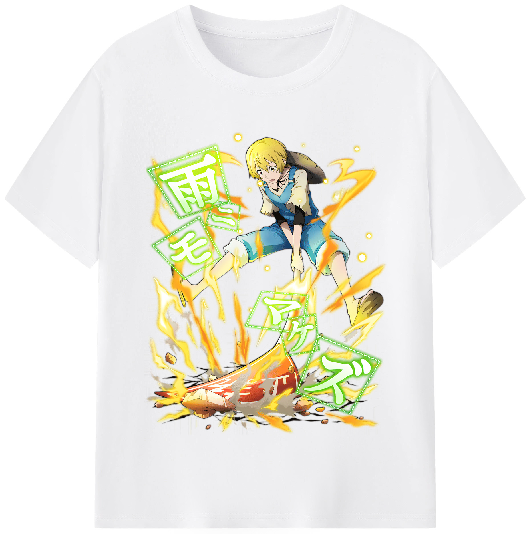 （画像用） 文豪ストレイドッグス Bungo Stray Dogs 綿100％半袖Tシャツ（フロントプリント）