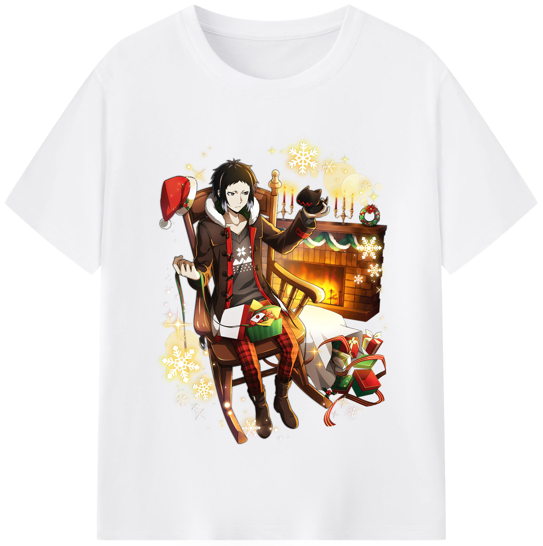 （画像用） 文豪ストレイドッグス Bungo Stray Dogs 綿100％半袖Tシャツ（フロントプリント）