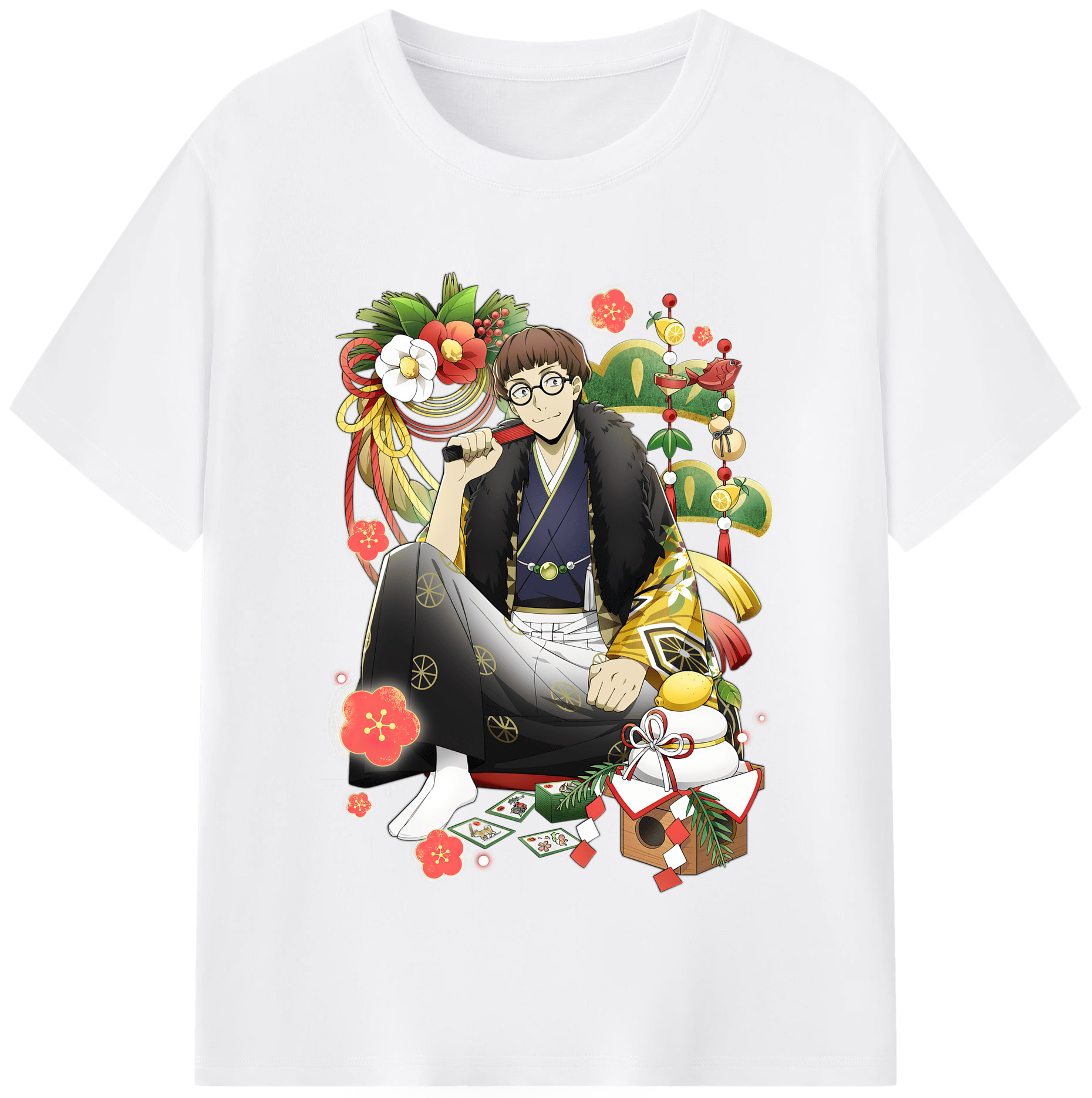 （画像用） 文豪ストレイドッグス Bungo Stray Dogs 綿100％半袖Tシャツ（フロントプリント）