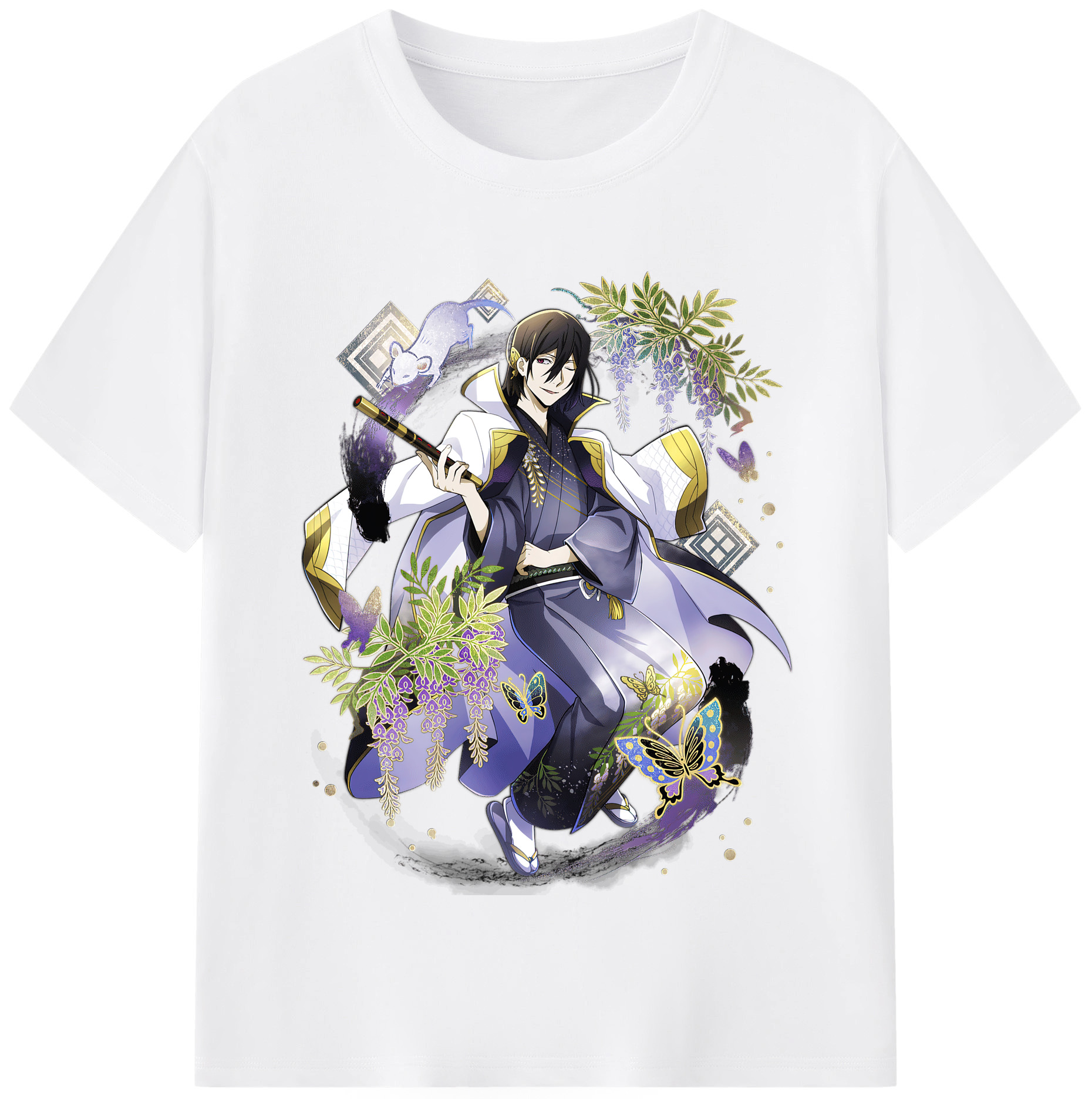 （画像用） 文豪ストレイドッグス Bungo Stray Dogs 綿100％半袖Tシャツ（フロントプリント）