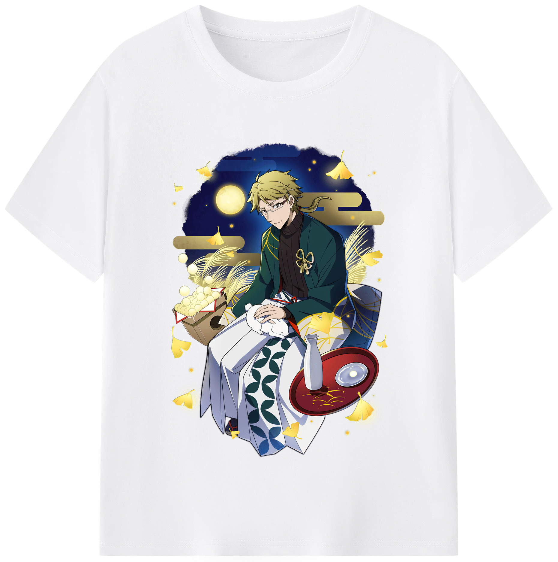 （画像用） 文豪ストレイドッグス Bungo Stray Dogs 綿100％半袖Tシャツ（フロントプリント）
