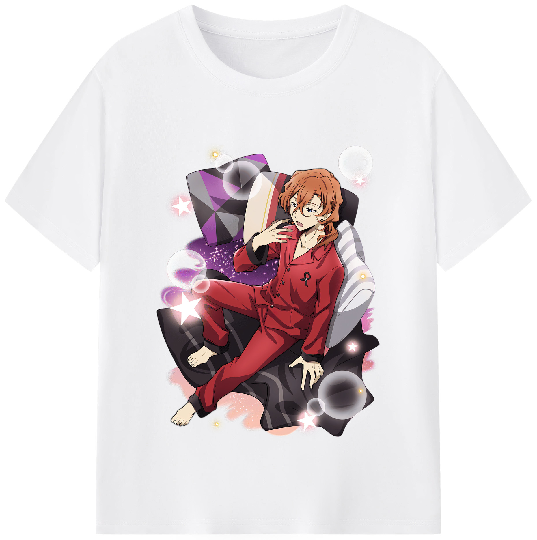 （画像用） 文豪ストレイドッグス Bungo Stray Dogs 綿100％半袖Tシャツ（フロントプリント）