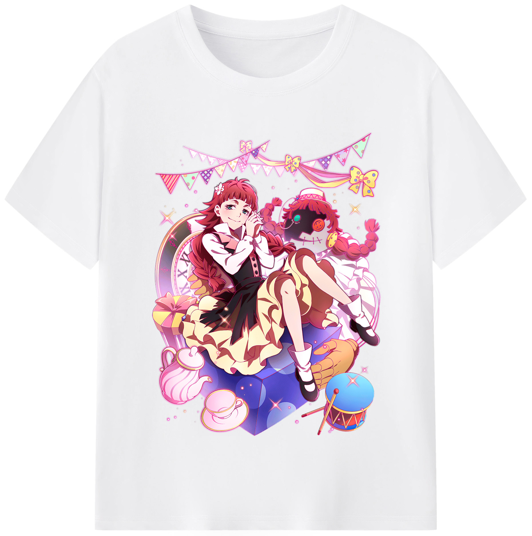 （画像用） 文豪ストレイドッグス Bungo Stray Dogs 綿100％半袖Tシャツ（フロントプリント）