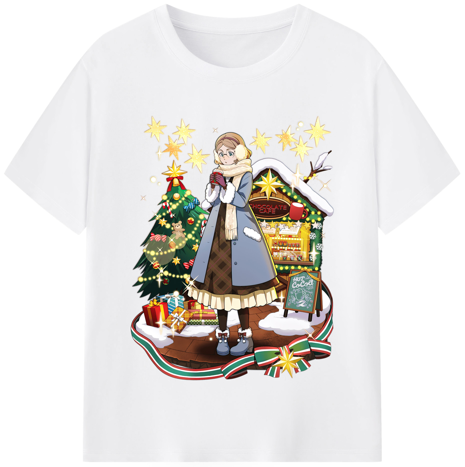 （画像用） 文豪ストレイドッグス Bungo Stray Dogs 綿100％半袖Tシャツ（フロントプリント）