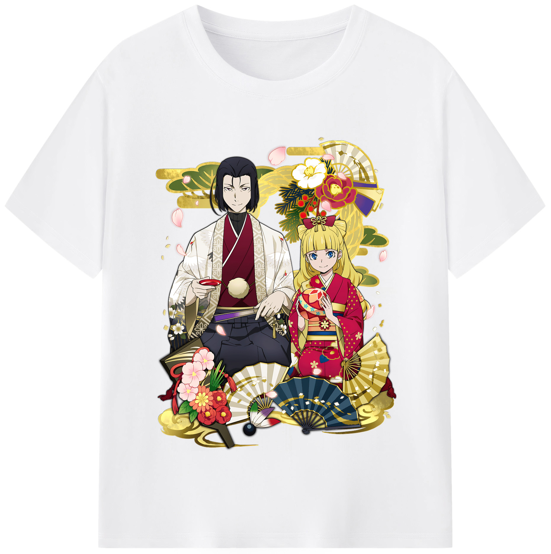 （画像用） 文豪ストレイドッグス Bungo Stray Dogs 綿100％半袖Tシャツ（フロントプリント）