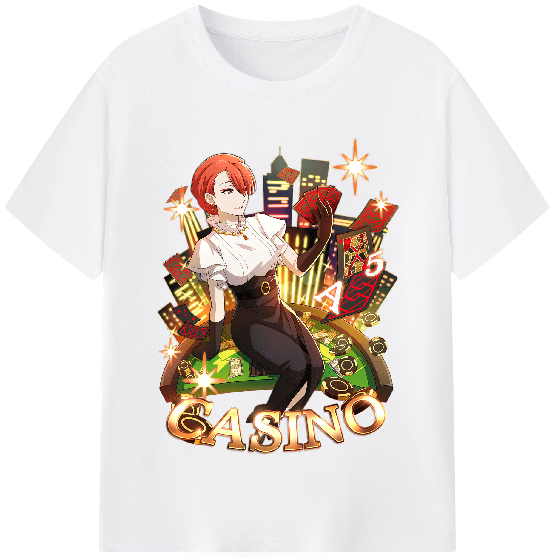 （画像用） 文豪ストレイドッグス Bungo Stray Dogs 綿100％半袖Tシャツ（フロントプリント）