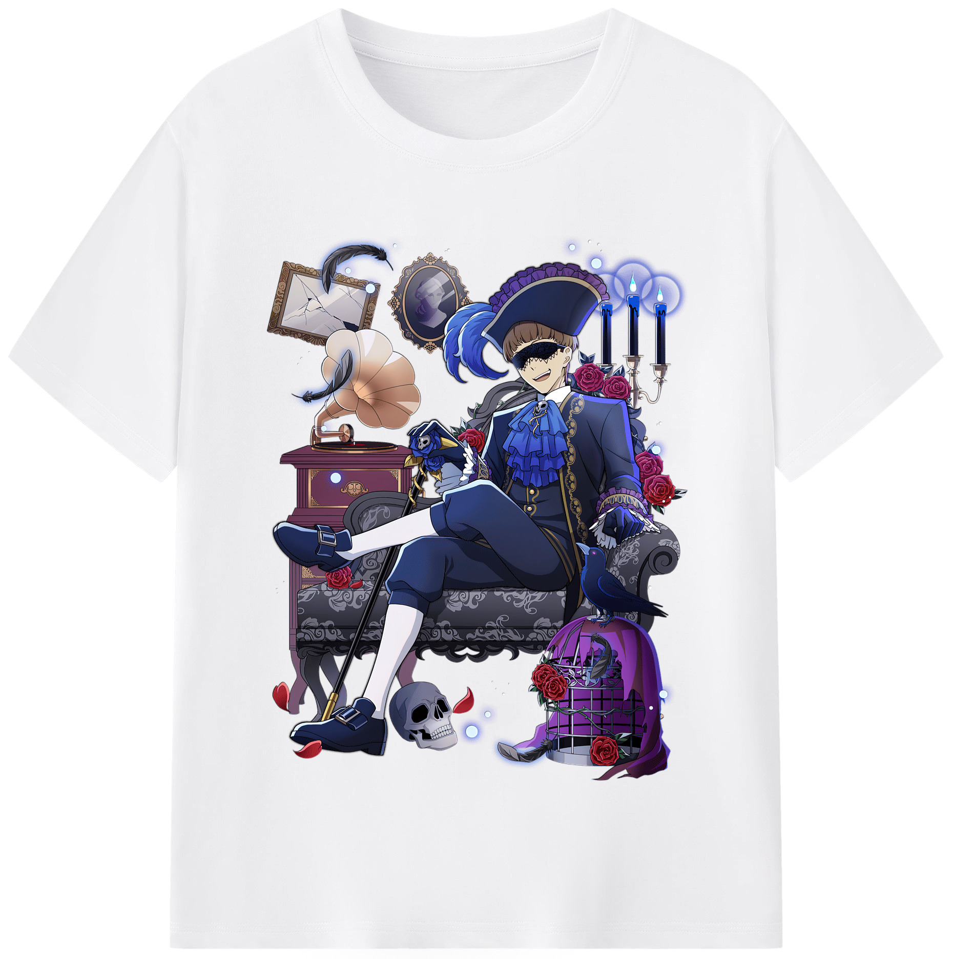 （画像用） 文豪ストレイドッグス Bungo Stray Dogs 綿100％半袖Tシャツ（フロントプリント）
