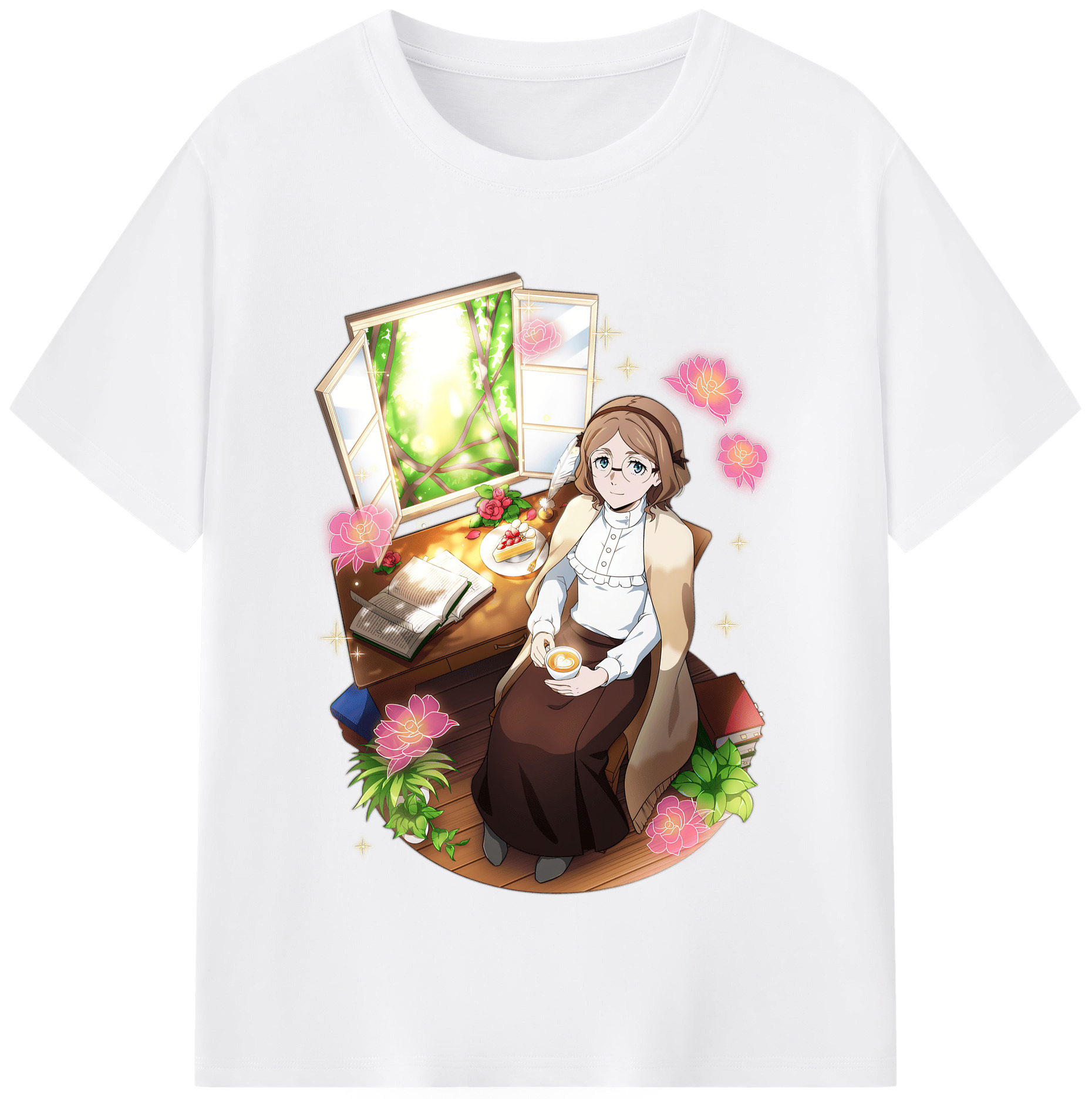 （画像用） 文豪ストレイドッグス Bungo Stray Dogs 綿100％半袖Tシャツ（フロントプリント）