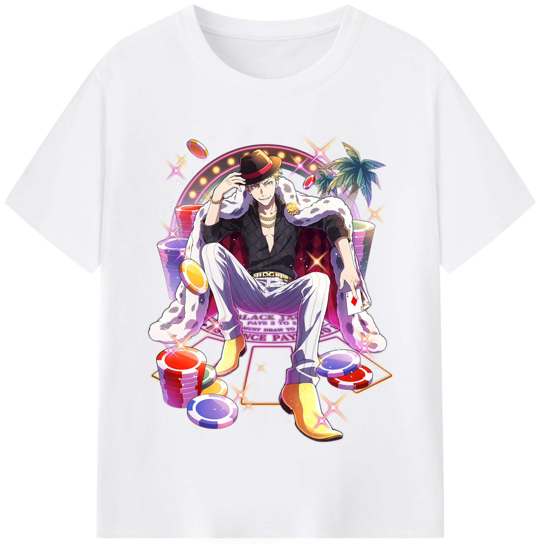 （画像用） 文豪ストレイドッグス Bungo Stray Dogs 綿100％半袖Tシャツ（フロントプリント）