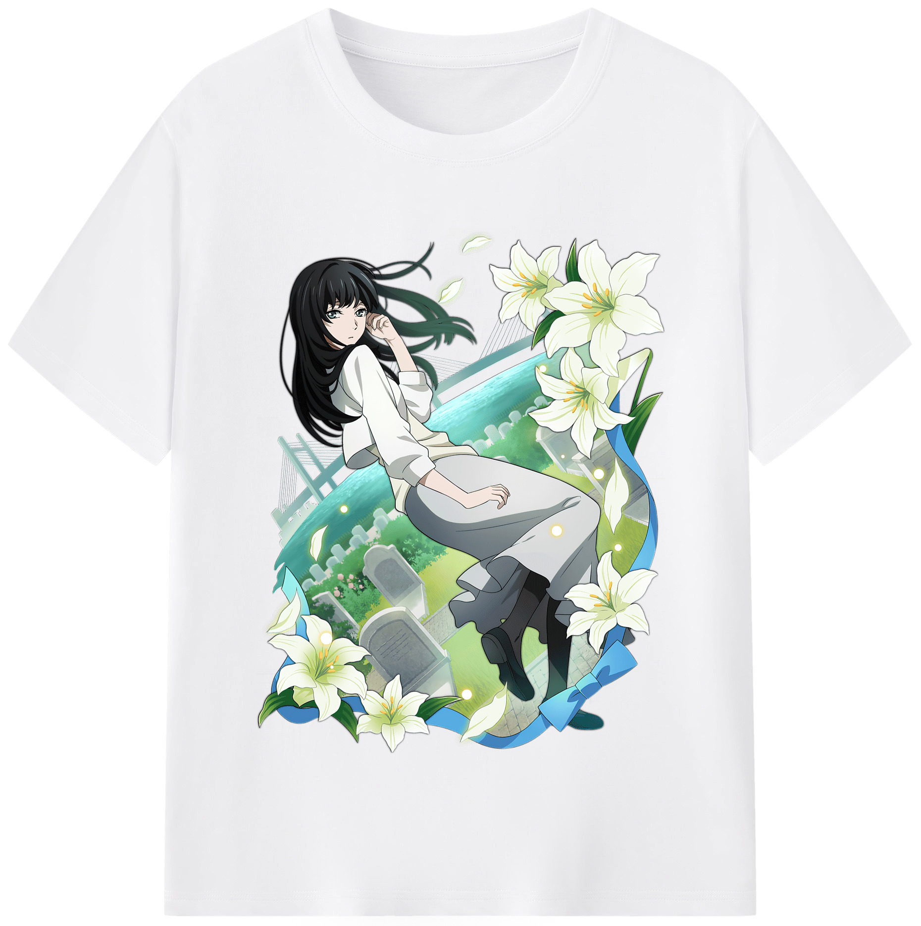 （画像用） 文豪ストレイドッグス Bungo Stray Dogs 綿100％半袖Tシャツ（フロントプリント）