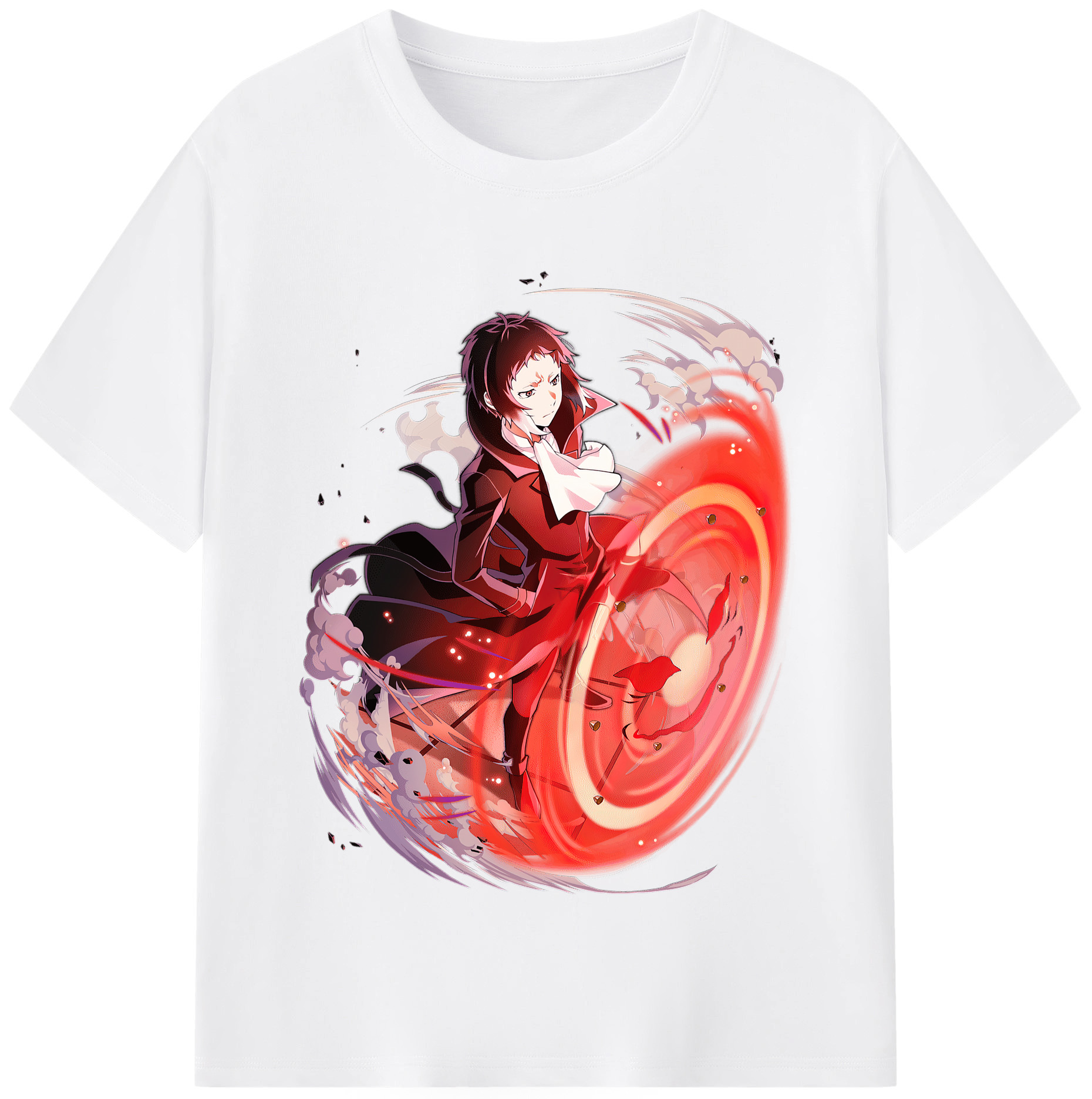 （画像用） 文豪ストレイドッグス Bungo Stray Dogs 綿100％半袖Tシャツ（フロントプリント）
