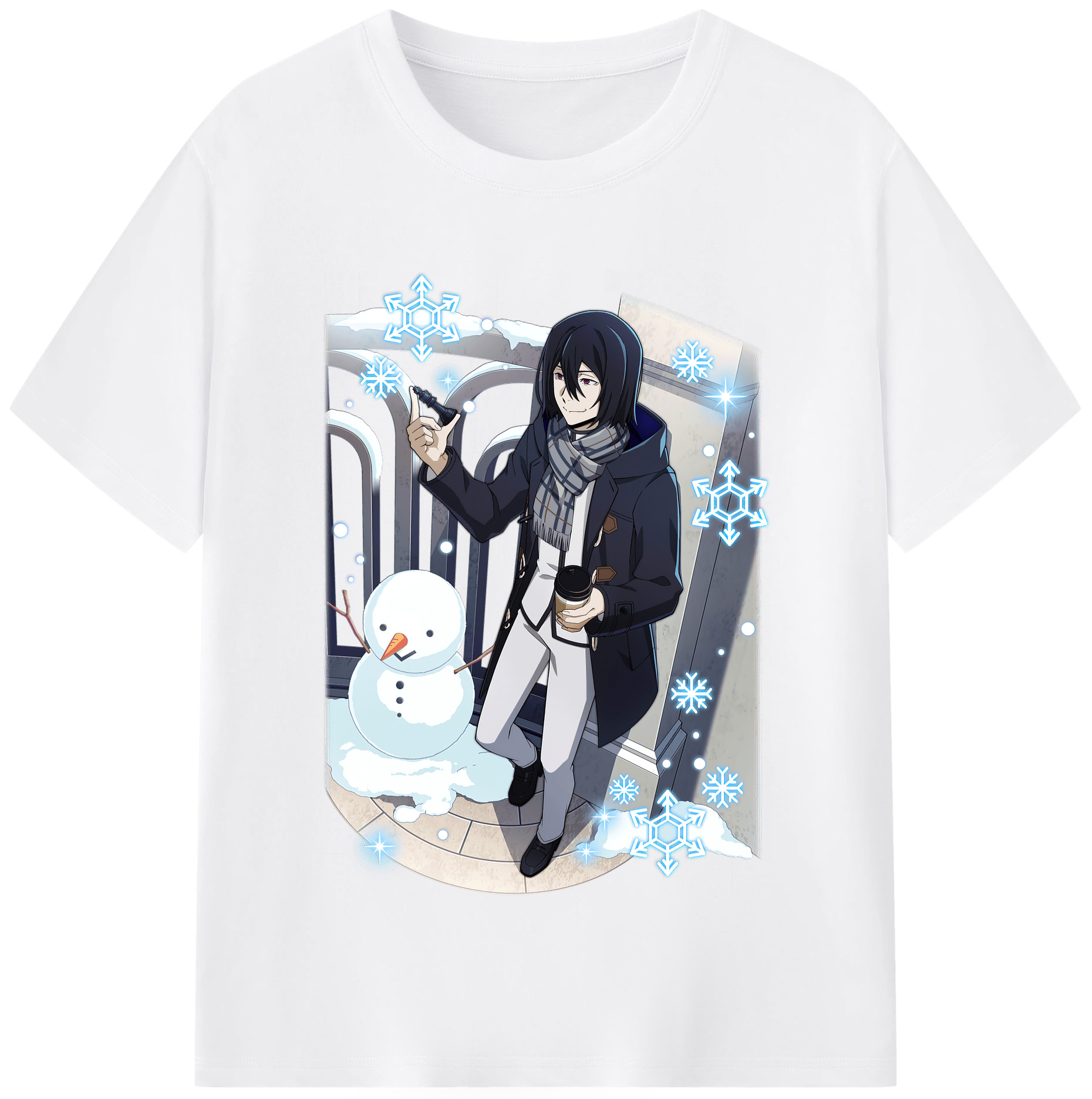 （画像用） 文豪ストレイドッグス Bungo Stray Dogs 綿100％半袖Tシャツ（フロントプリント）
