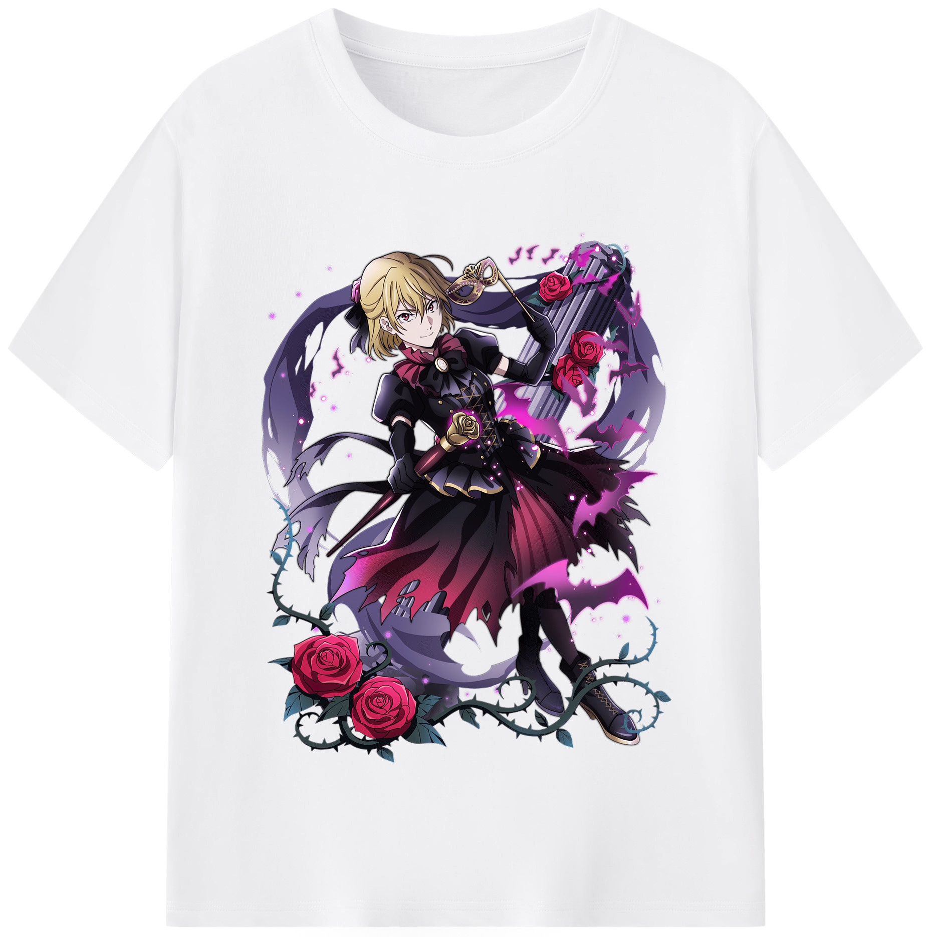 （画像用） 文豪ストレイドッグス Bungo Stray Dogs 綿100％半袖Tシャツ（フロントプリント）