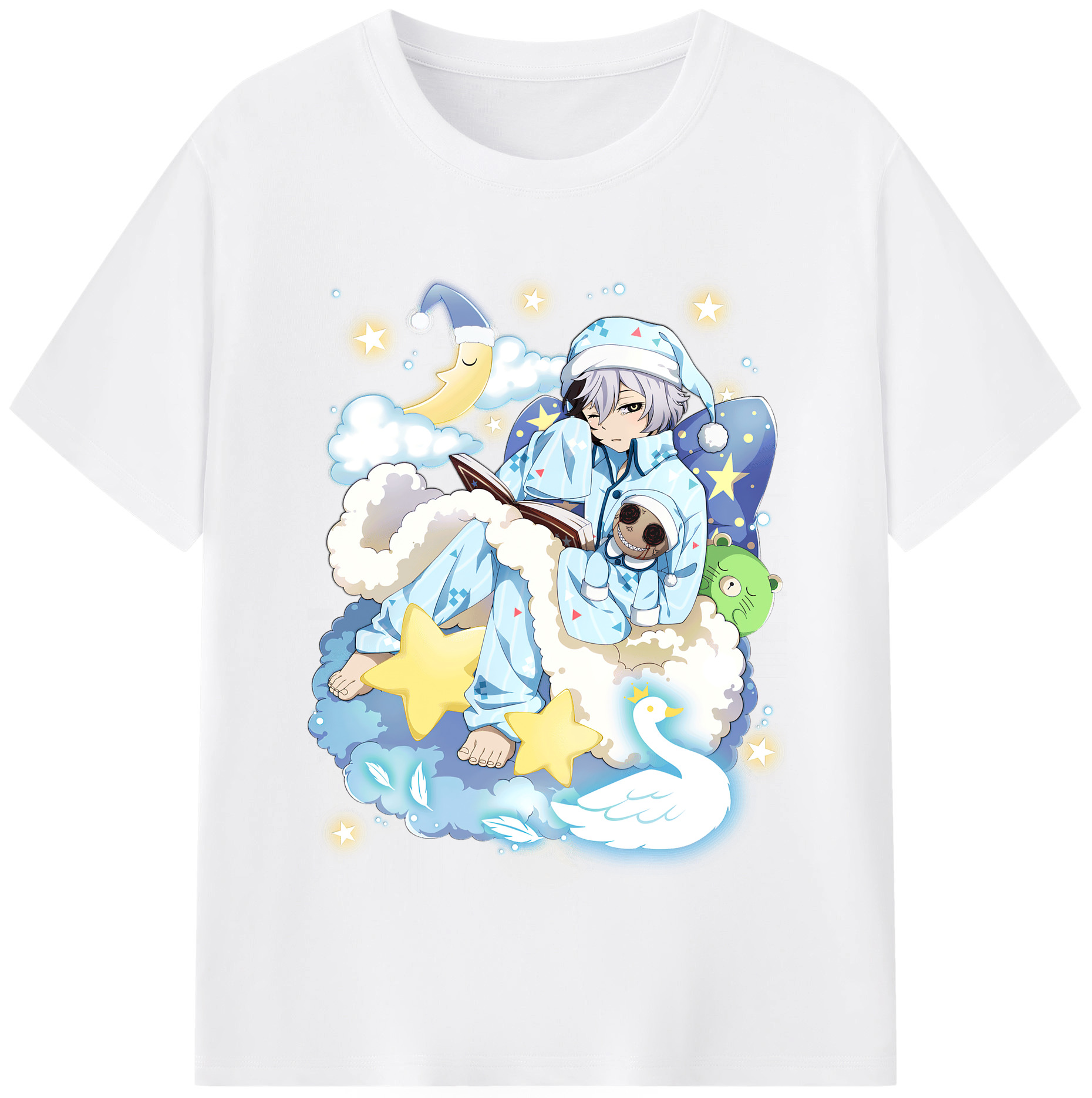 （画像用） 文豪ストレイドッグス Bungo Stray Dogs 綿100％半袖Tシャツ（フロントプリント）