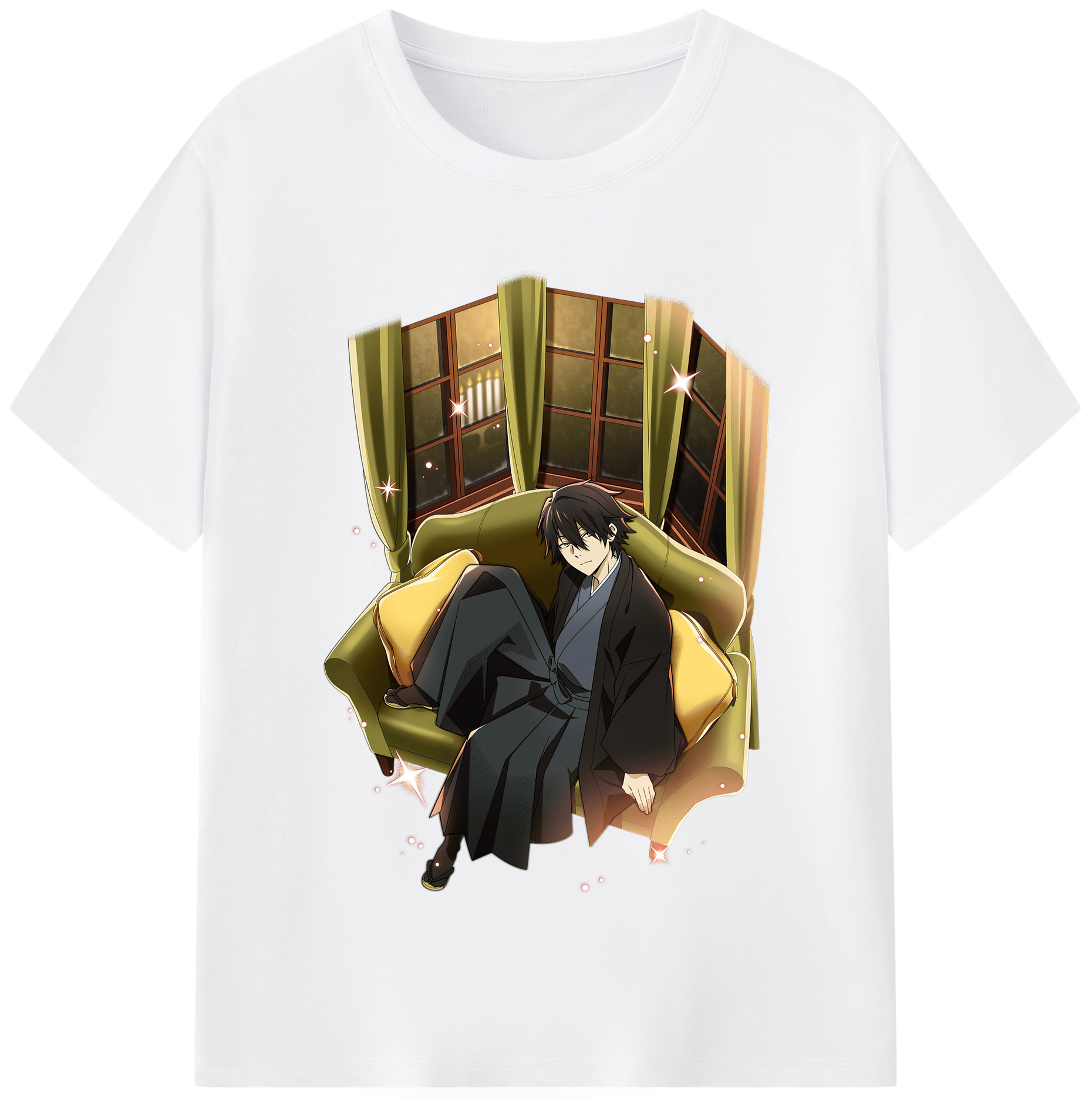 （画像用） 文豪ストレイドッグス Bungo Stray Dogs 綿100％半袖Tシャツ（フロントプリント）