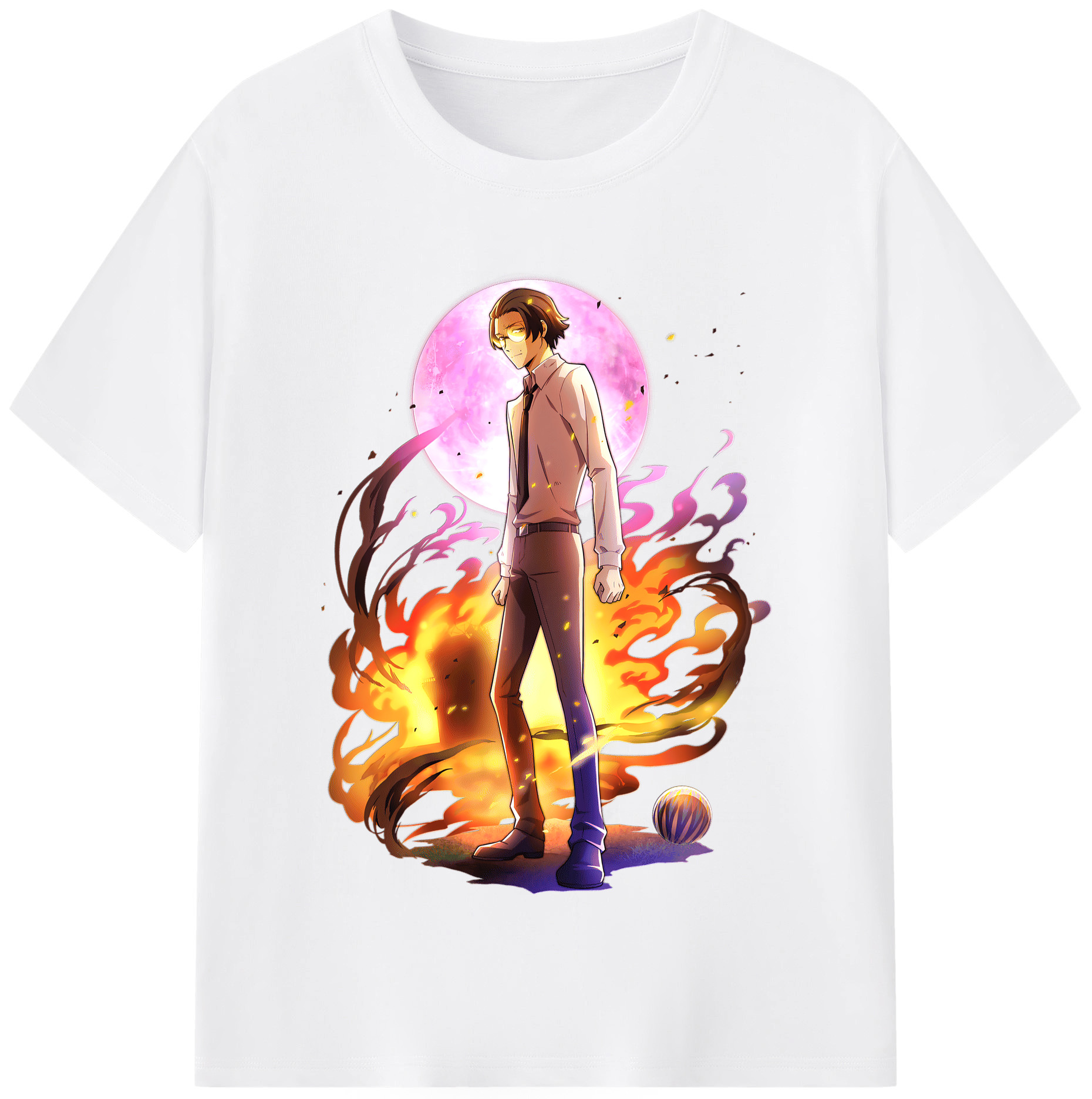 （画像用） 文豪ストレイドッグス Bungo Stray Dogs 綿100％半袖Tシャツ（フロントプリント）