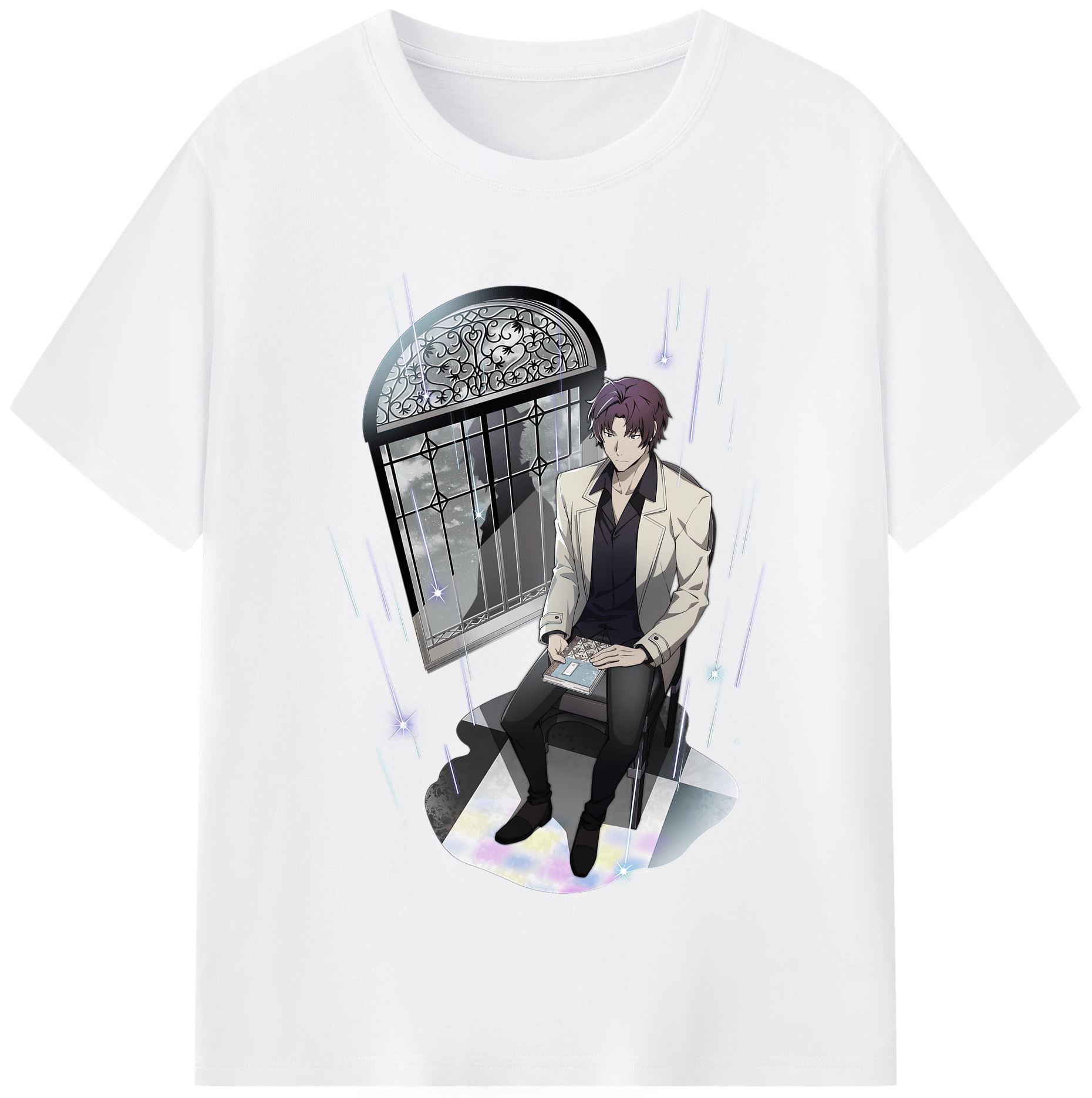 （画像用） 文豪ストレイドッグス Bungo Stray Dogs 綿100％半袖Tシャツ（フロントプリント）