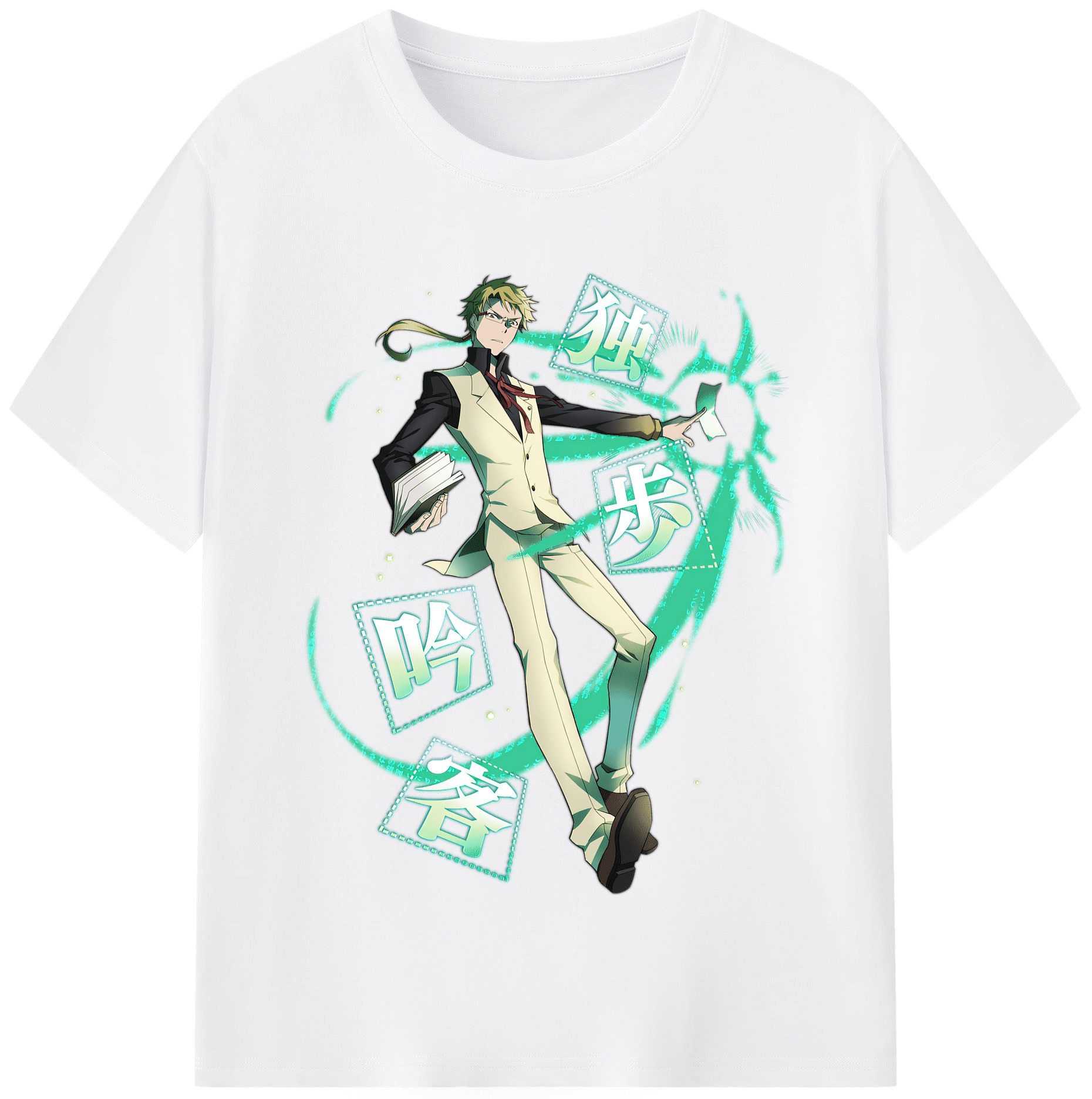 （画像用） 文豪ストレイドッグス Bungo Stray Dogs 綿100％半袖Tシャツ（フロントプリント）