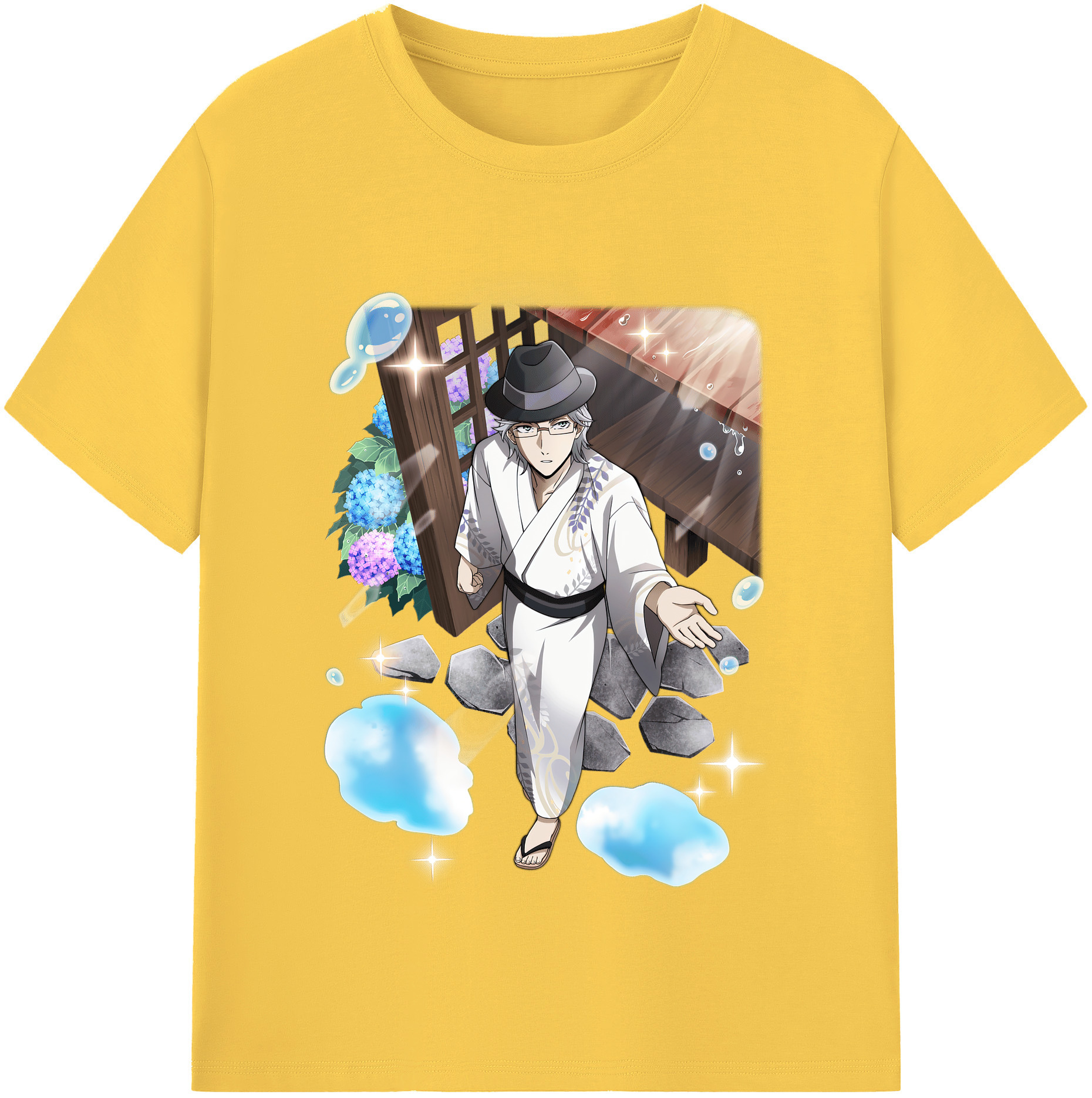 （画像用） 文豪ストレイドッグス Bungo Stray Dogs 綿100％半袖Tシャツ（フロントプリント）