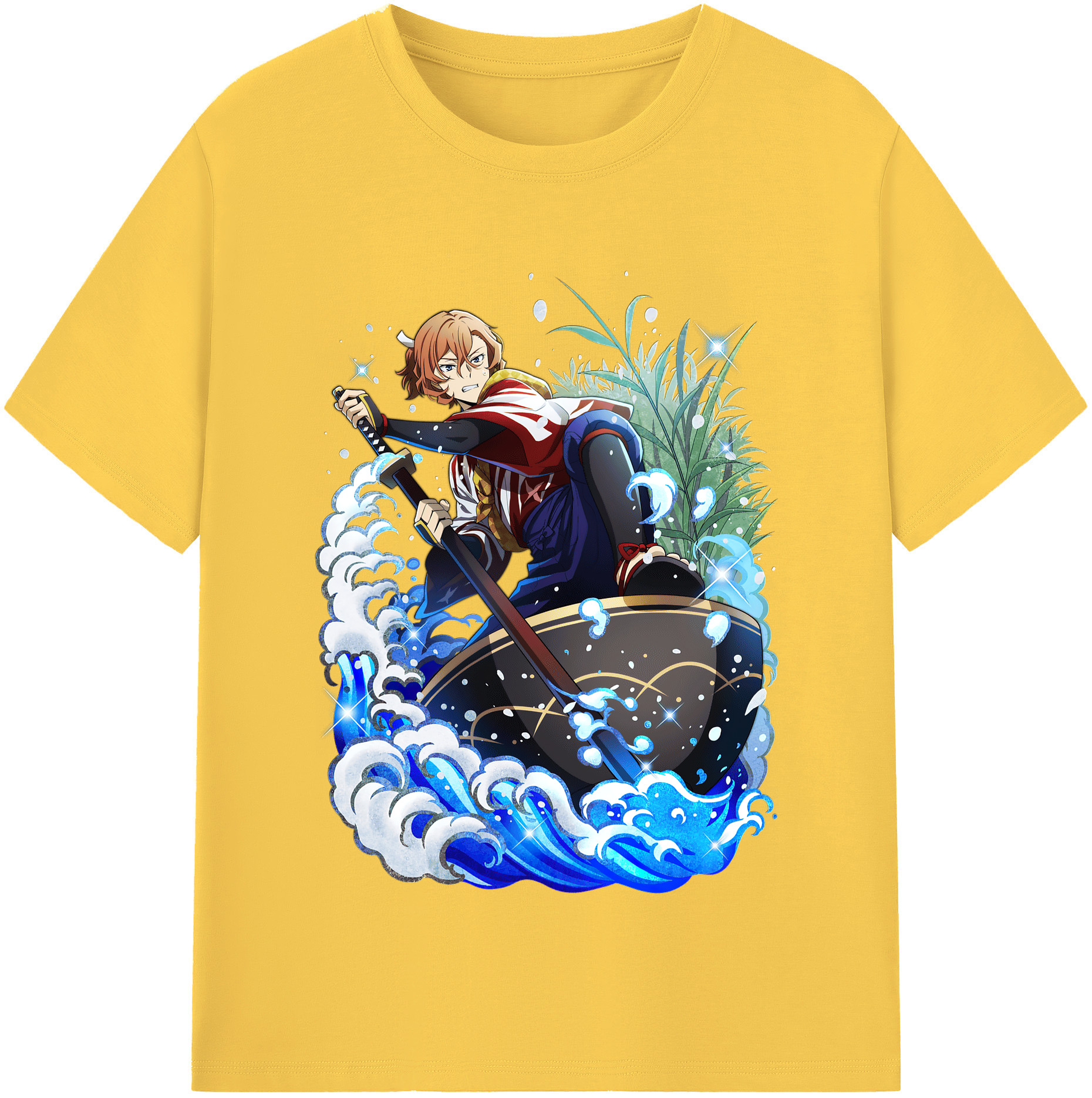 （画像用） 文豪ストレイドッグス Bungo Stray Dogs 綿100％半袖Tシャツ（フロントプリント）
